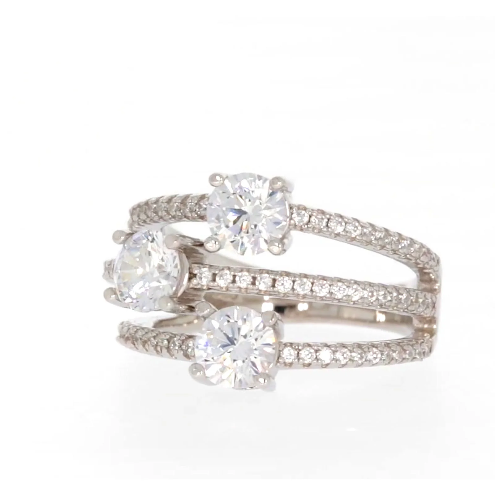 Sterling Silver Cubic Zirconia Ring - Image 6