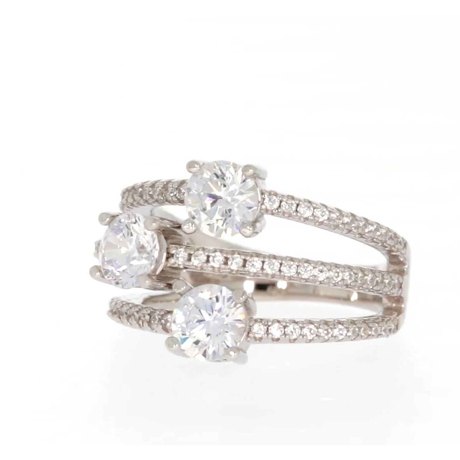 Sterling Silver Cubic Zirconia Ring - Image 7