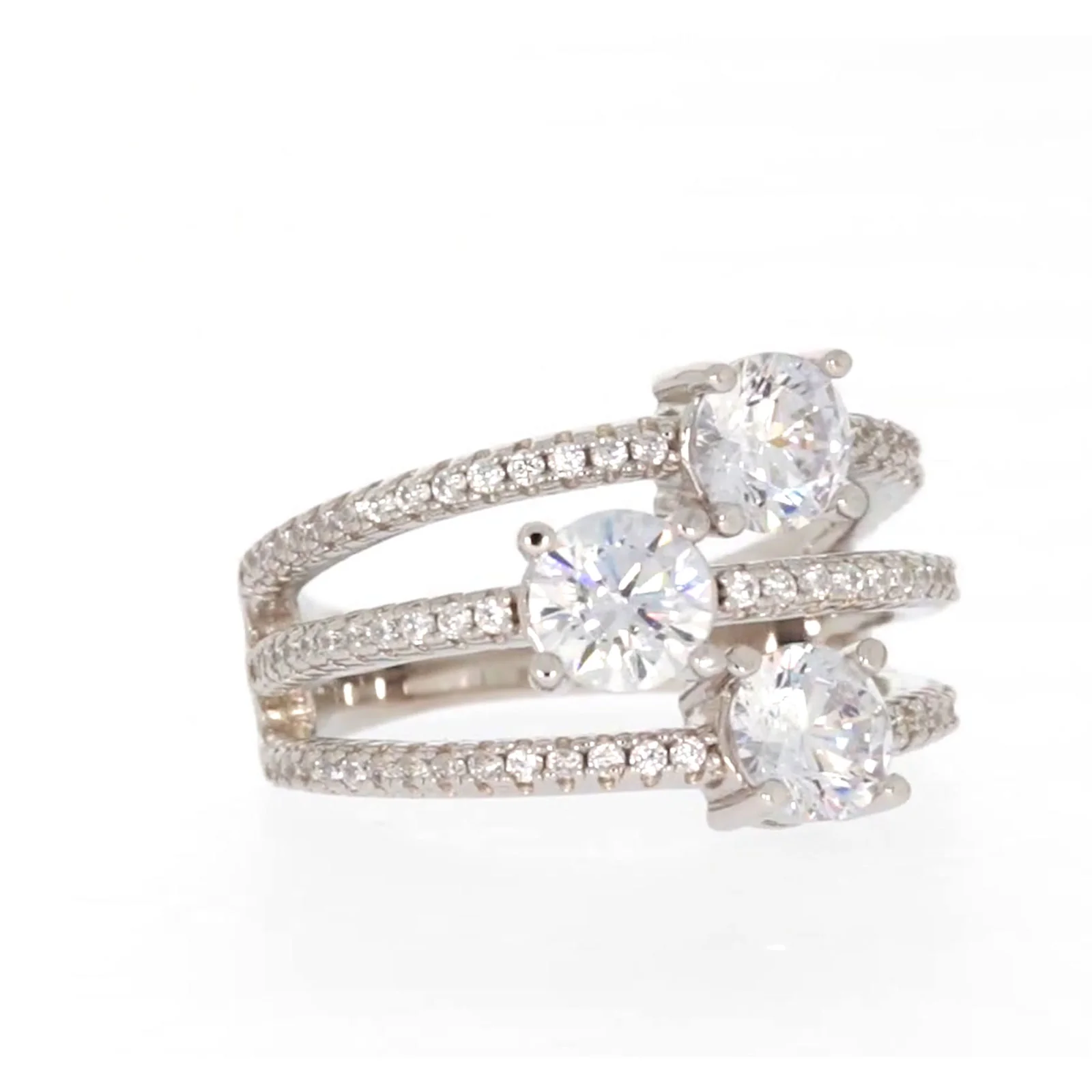 Sterling Silver Cubic Zirconia Ring - Image 71