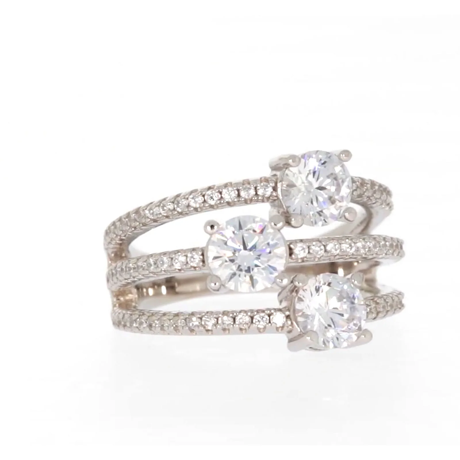 Sterling Silver Cubic Zirconia Ring - Image 72