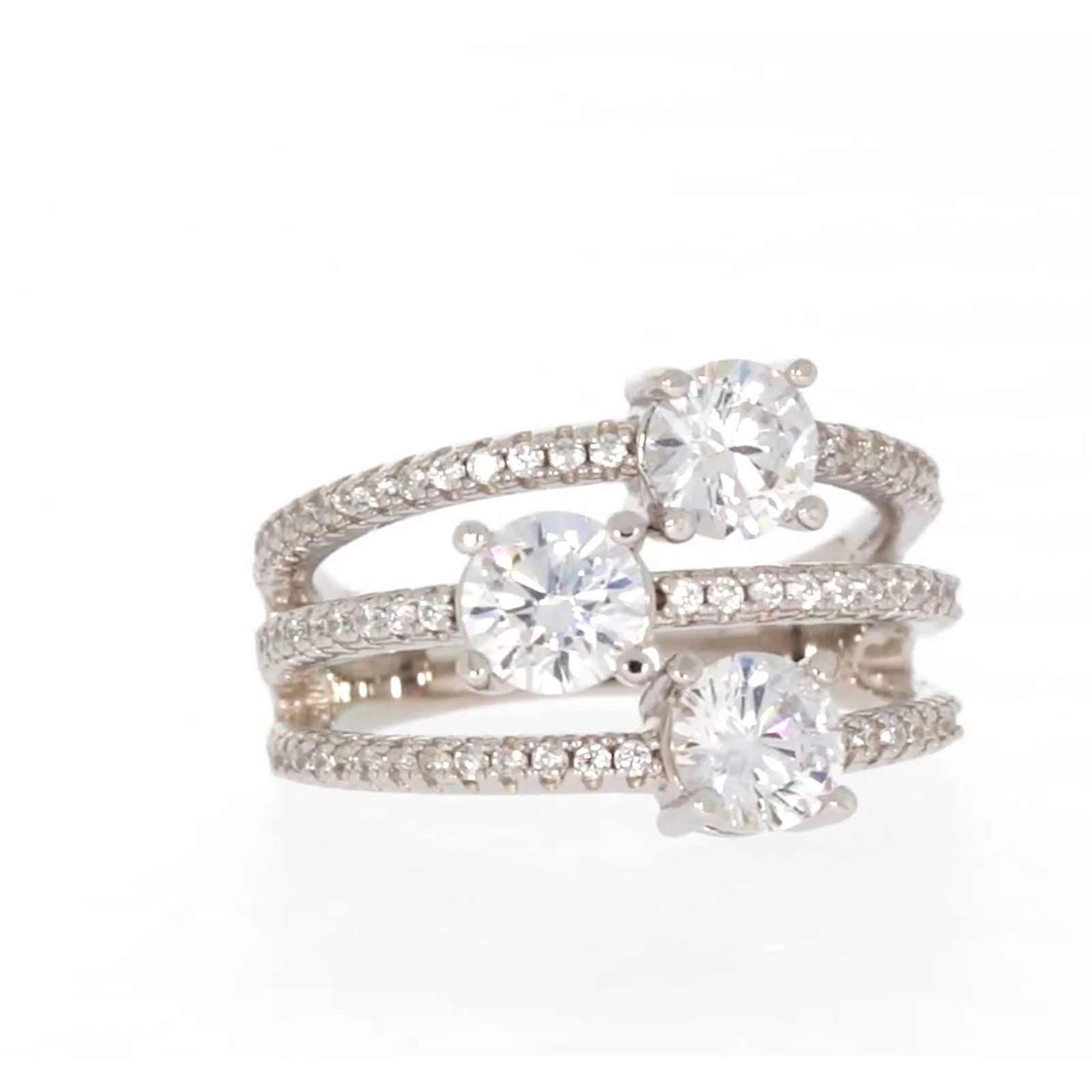 Sterling Silver Cubic Zirconia Ring - Image 73