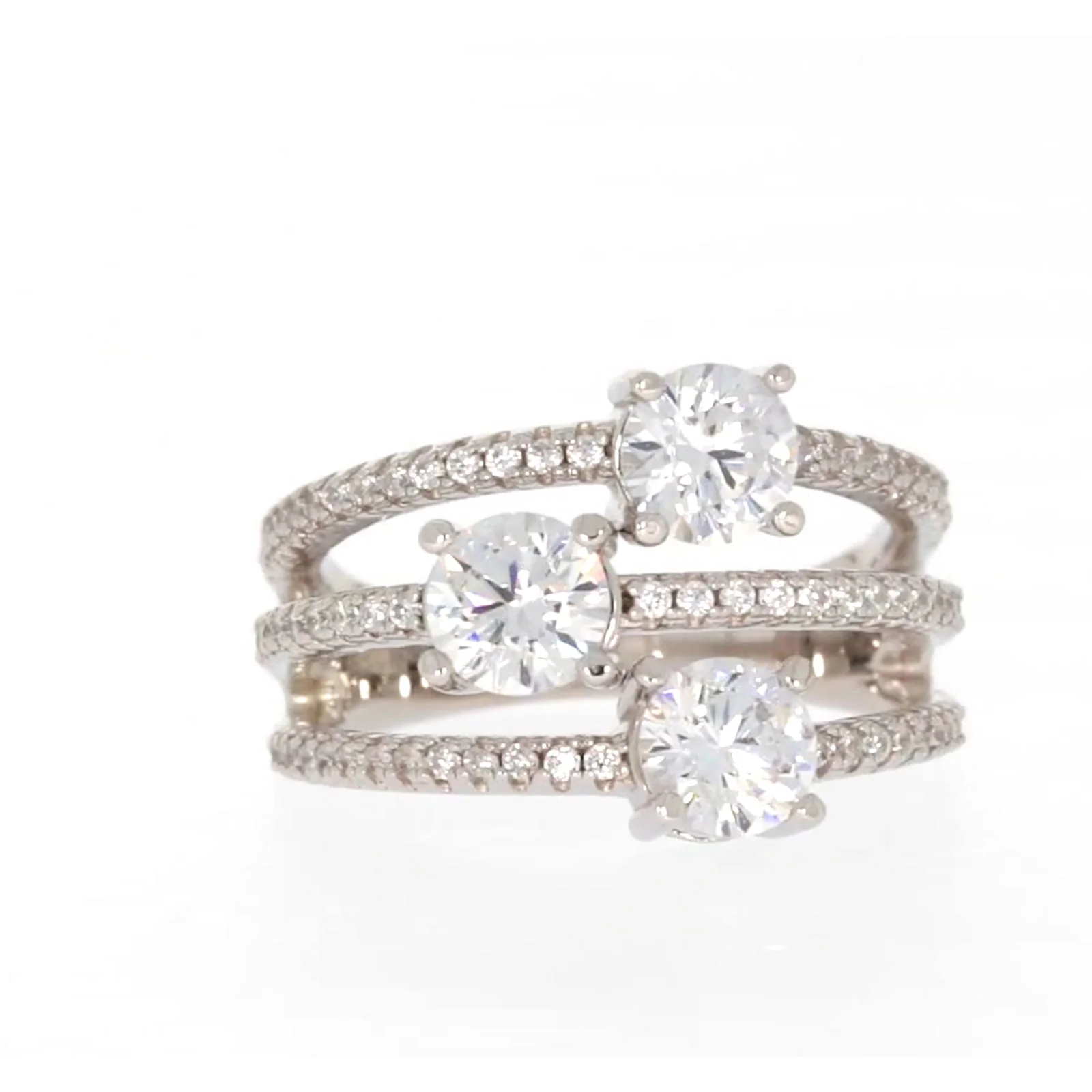 Sterling Silver Cubic Zirconia Ring - Image 74