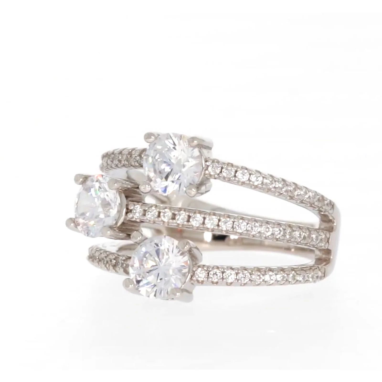Sterling Silver Cubic Zirconia Ring - Image 8