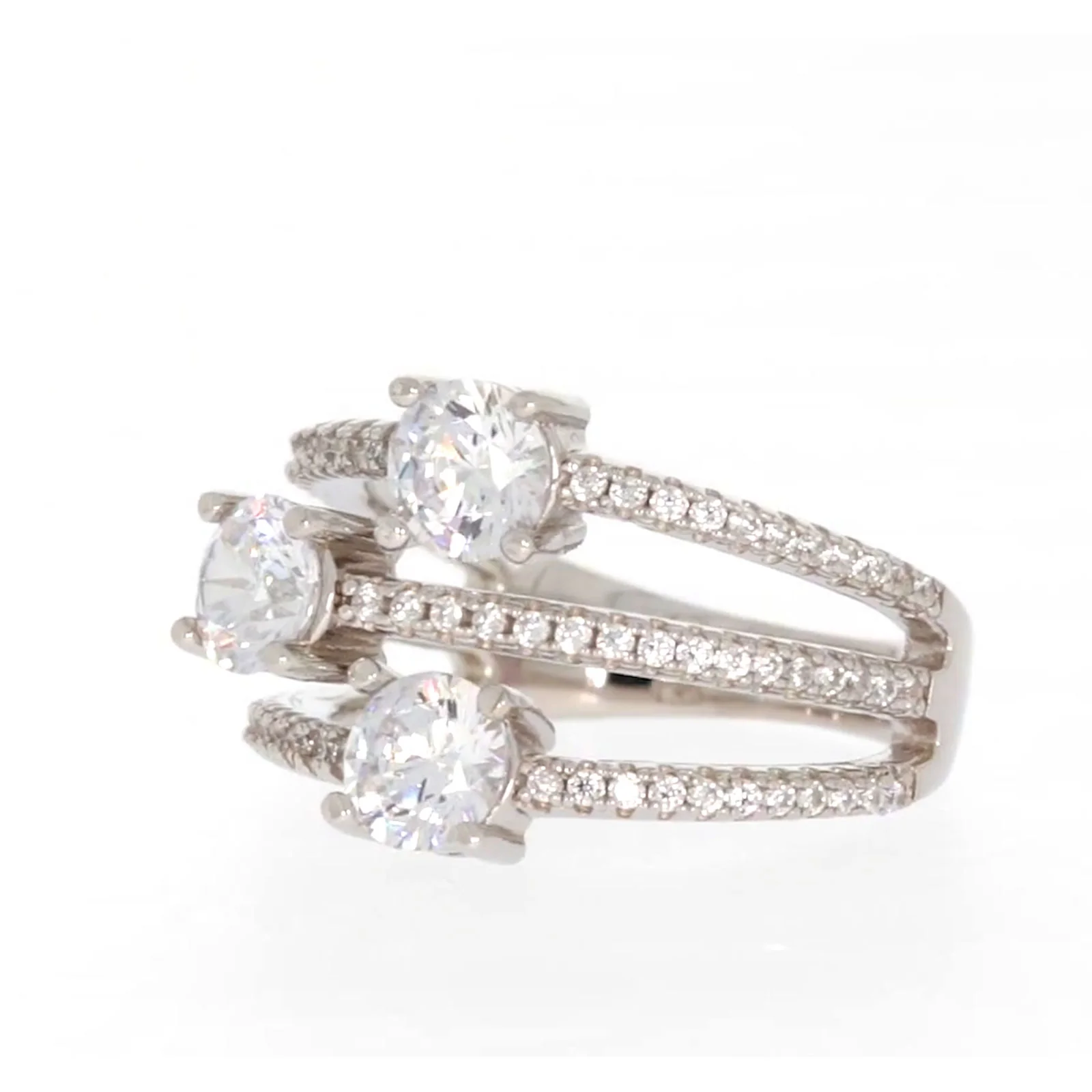 Sterling Silver Cubic Zirconia Ring - Image 9