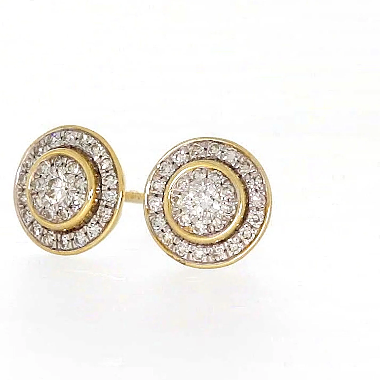 9ct Yellow Gold Round Brilliant Cut with 1/4 CARAT tw of Diamonds Stud Earrings - Image 10