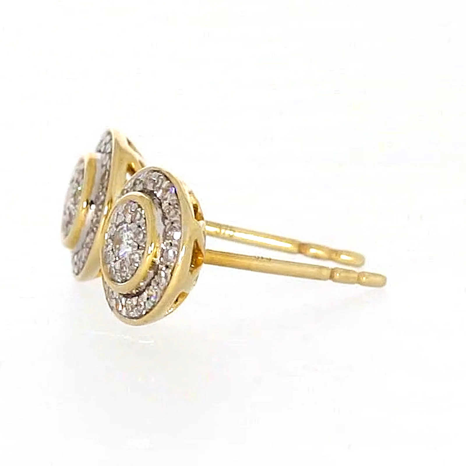 9ct Yellow Gold Round Brilliant Cut with 1/4 CARAT tw of Diamonds Stud Earrings - Image 20