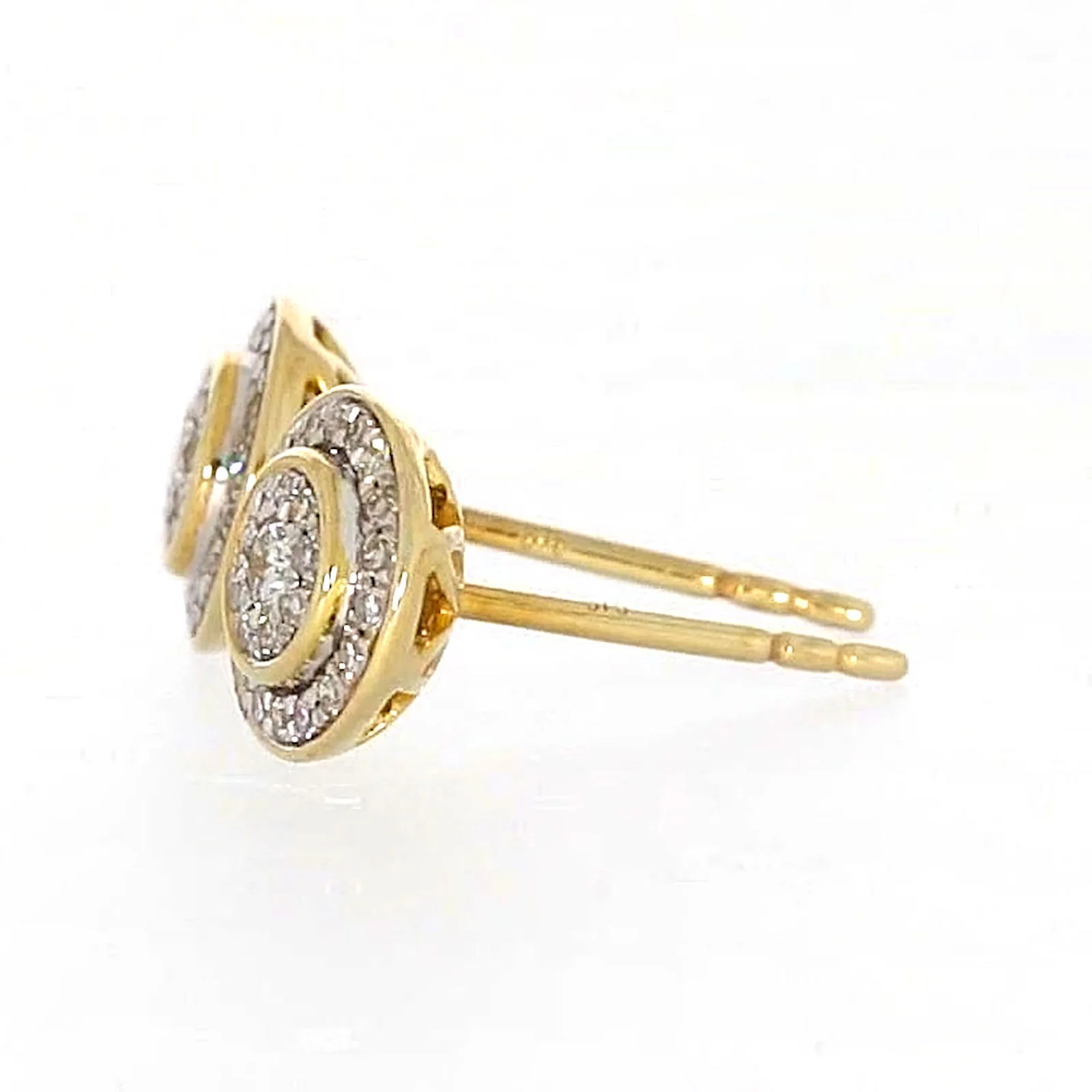 9ct Yellow Gold Round Brilliant Cut with 1/4 CARAT tw of Diamonds Stud Earrings - Image 21