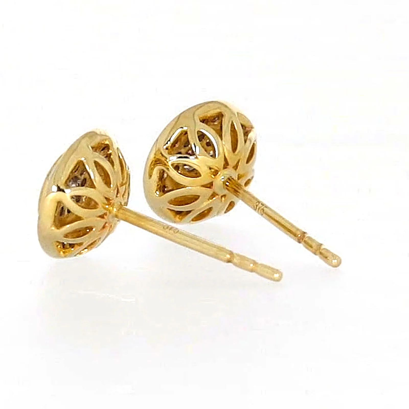 9ct Yellow Gold Round Brilliant Cut with 1/4 CARAT tw of Diamonds Stud Earrings - Image 32