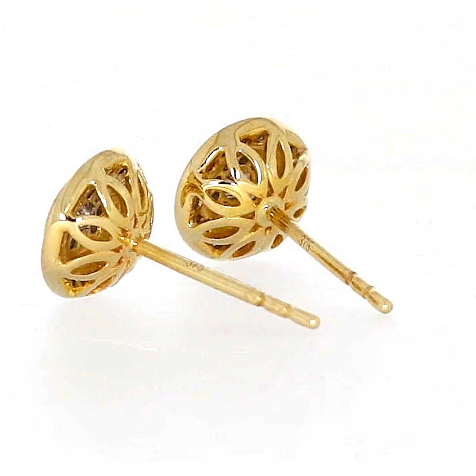 9ct Yellow Gold Round Brilliant Cut with 1/4 CARAT tw of Diamonds Stud Earrings - Image 33