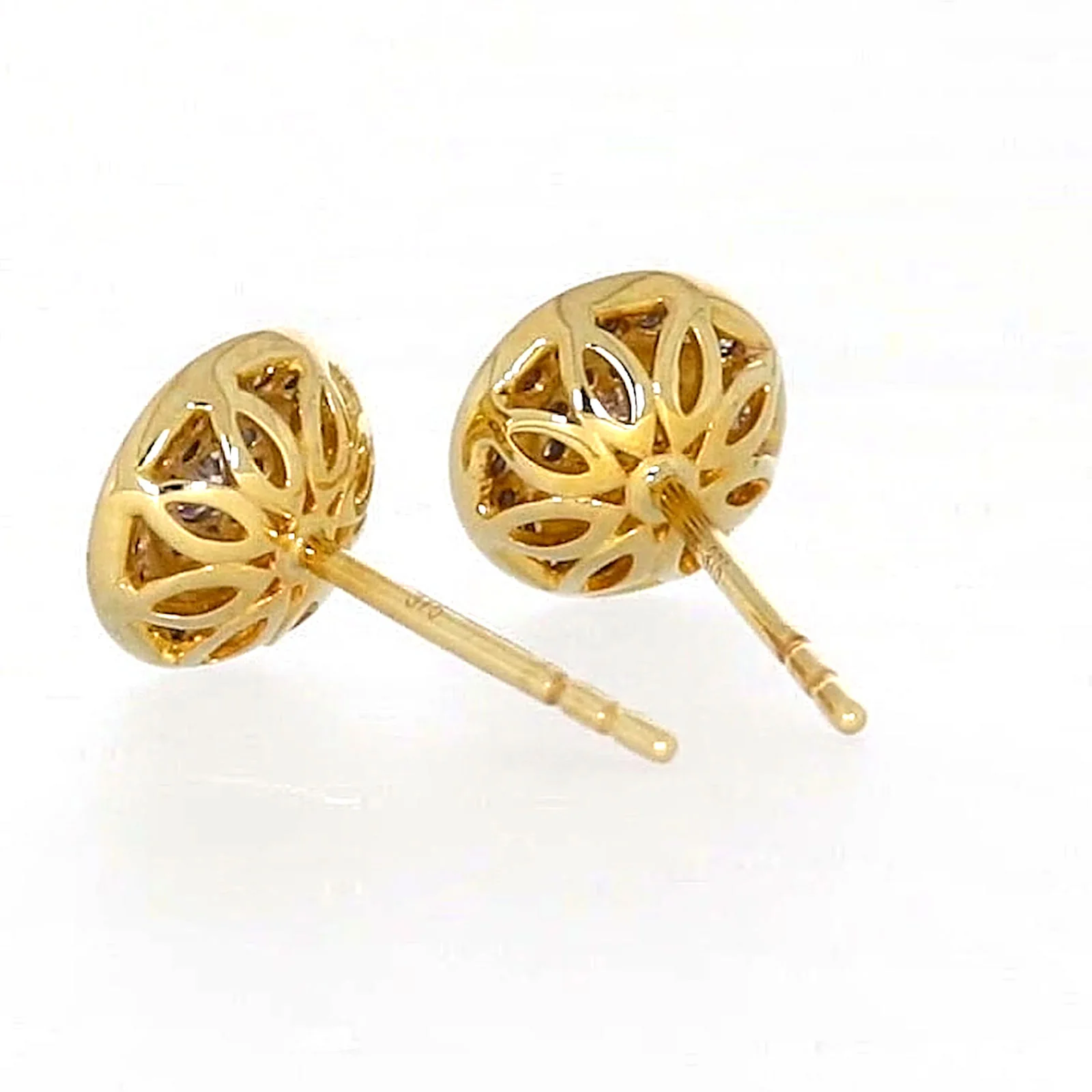 9ct Yellow Gold Round Brilliant Cut with 1/4 CARAT tw of Diamonds Stud Earrings - Image 35
