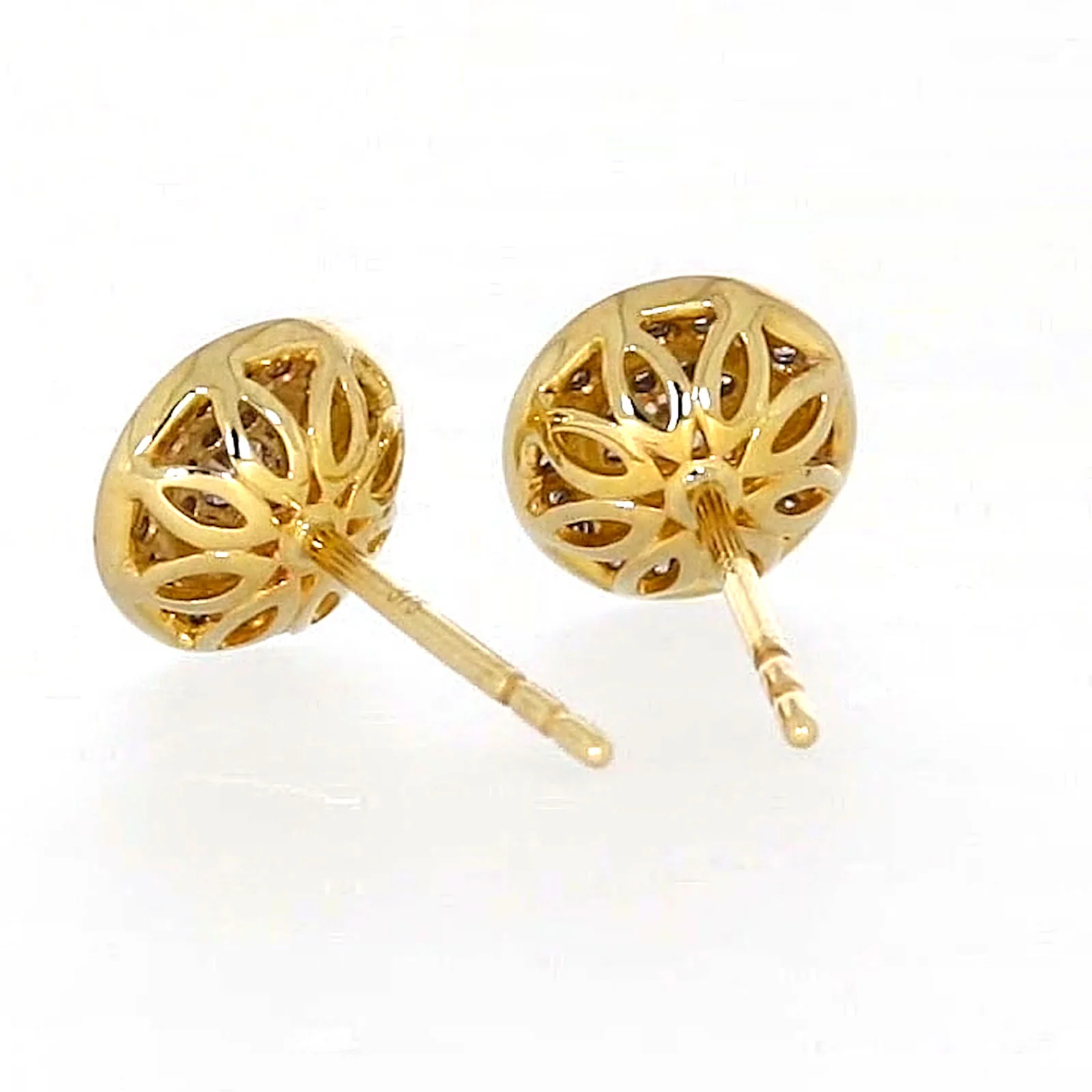9ct Yellow Gold Round Brilliant Cut with 1/4 CARAT tw of Diamonds Stud Earrings - Image 37