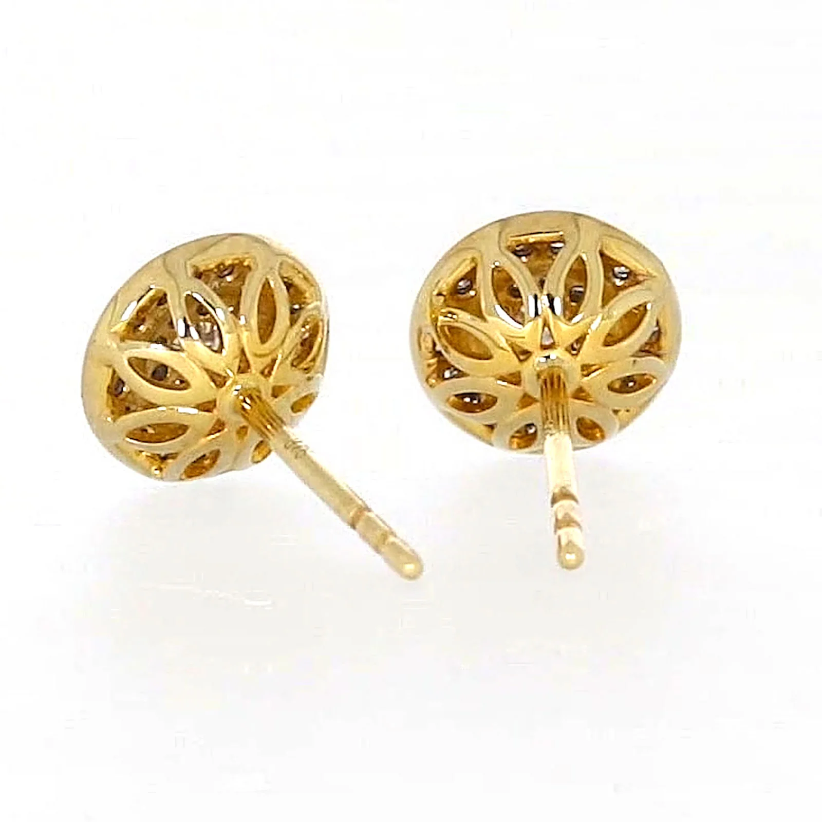 9ct Yellow Gold Round Brilliant Cut with 1/4 CARAT tw of Diamonds Stud Earrings - Image 39