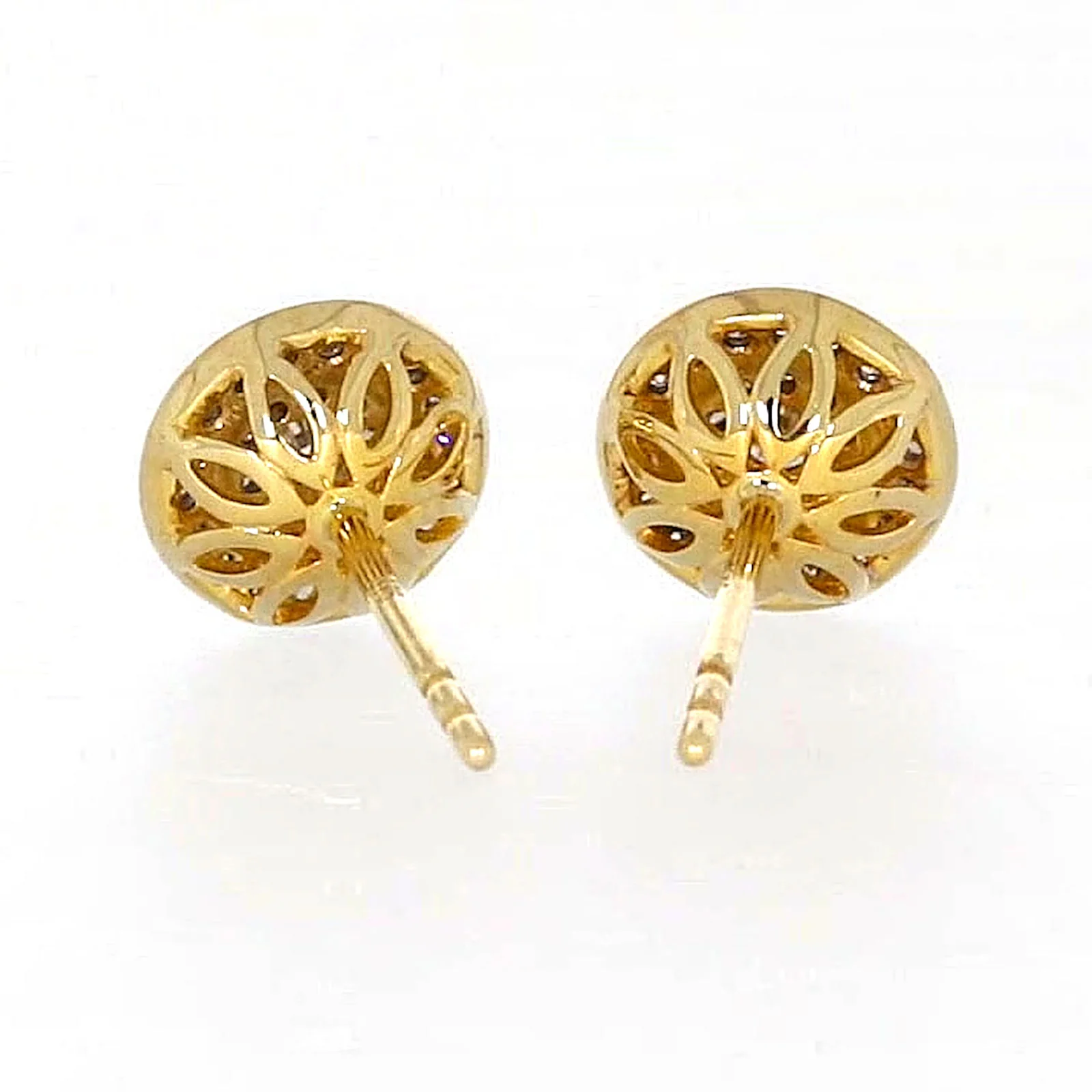 9ct Yellow Gold Round Brilliant Cut with 1/4 CARAT tw of Diamonds Stud Earrings - Image 41