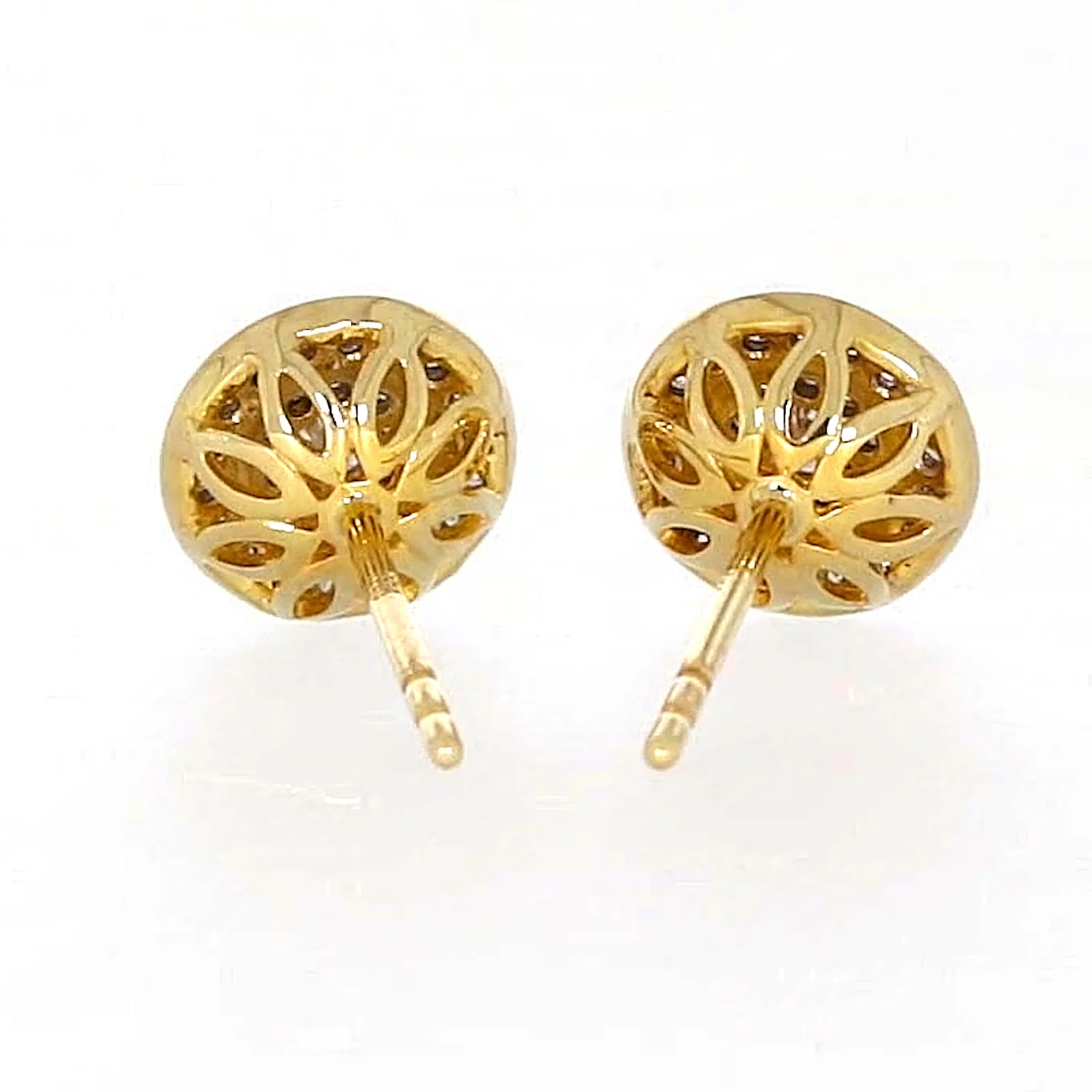 9ct Yellow Gold Round Brilliant Cut with 1/4 CARAT tw of Diamonds Stud Earrings - Image 42