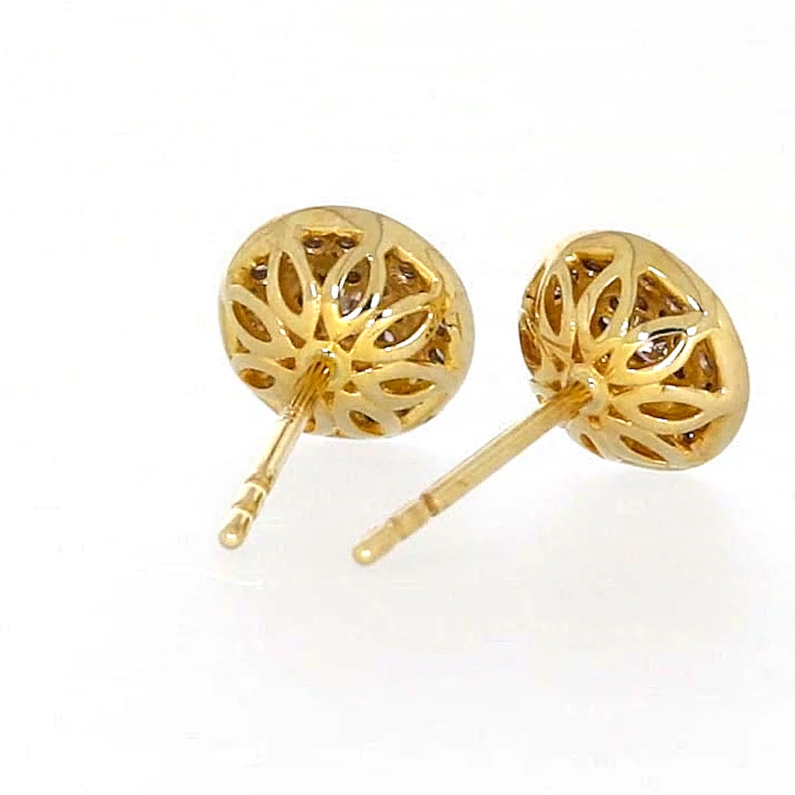 9ct Yellow Gold Round Brilliant Cut with 1/4 CARAT tw of Diamonds Stud Earrings - Image 47