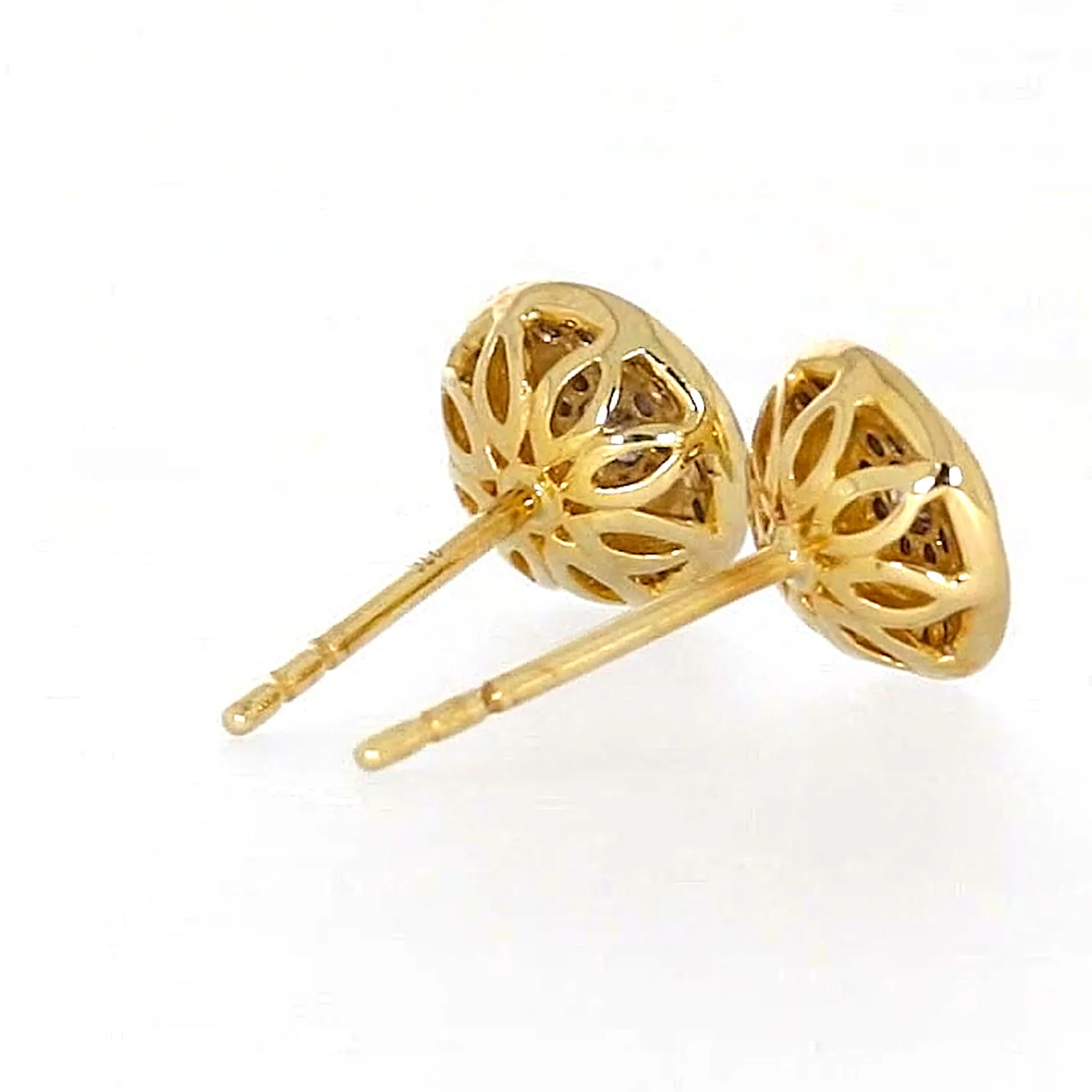 9ct Yellow Gold Round Brilliant Cut with 1/4 CARAT tw of Diamonds Stud Earrings - Image 51