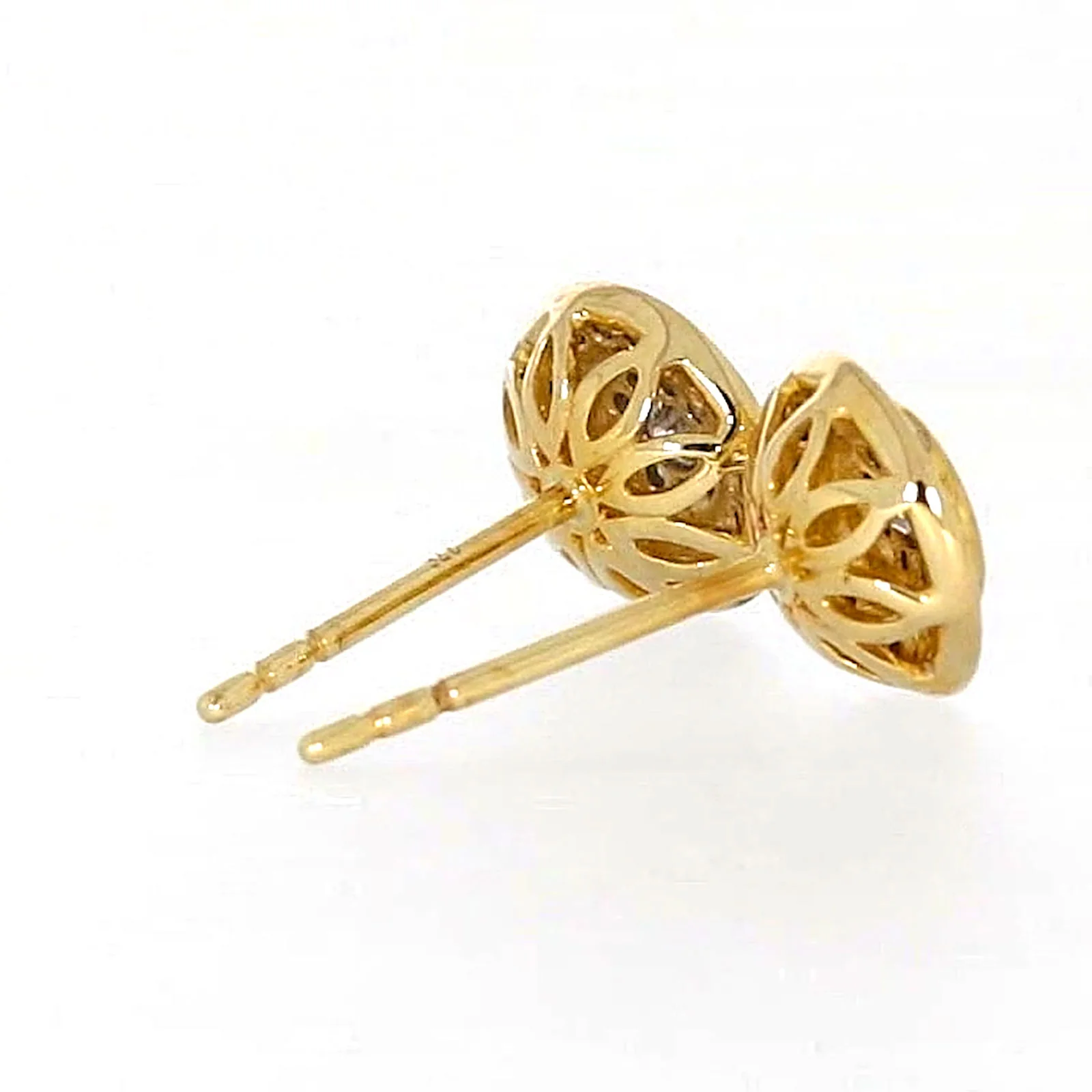 9ct Yellow Gold Round Brilliant Cut with 1/4 CARAT tw of Diamonds Stud Earrings - Image 53