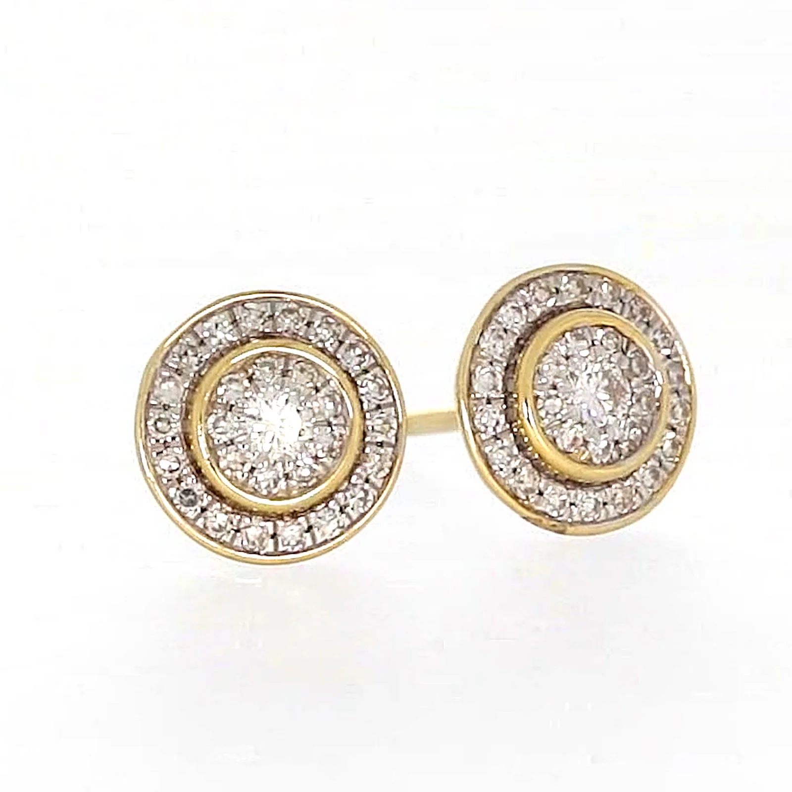 9ct Yellow Gold Round Brilliant Cut with 1/4 CARAT tw of Diamonds Stud Earrings - Image 74