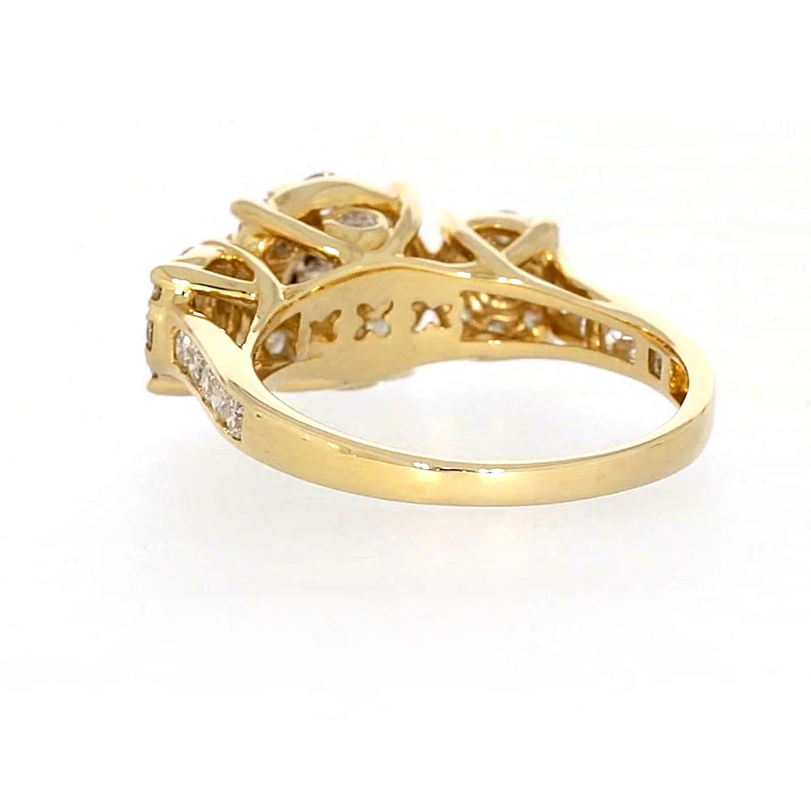 9ct Yellow Gold Round Brilliant Cut with 1 CARAT tw of Diamonds Ring - Image 32