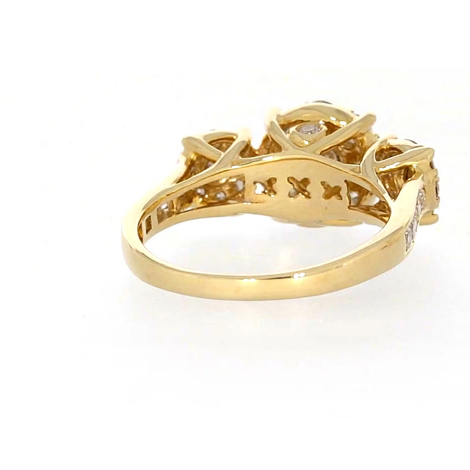 9ct Yellow Gold Round Brilliant Cut with 1 CARAT tw of Diamonds Ring - Image 41