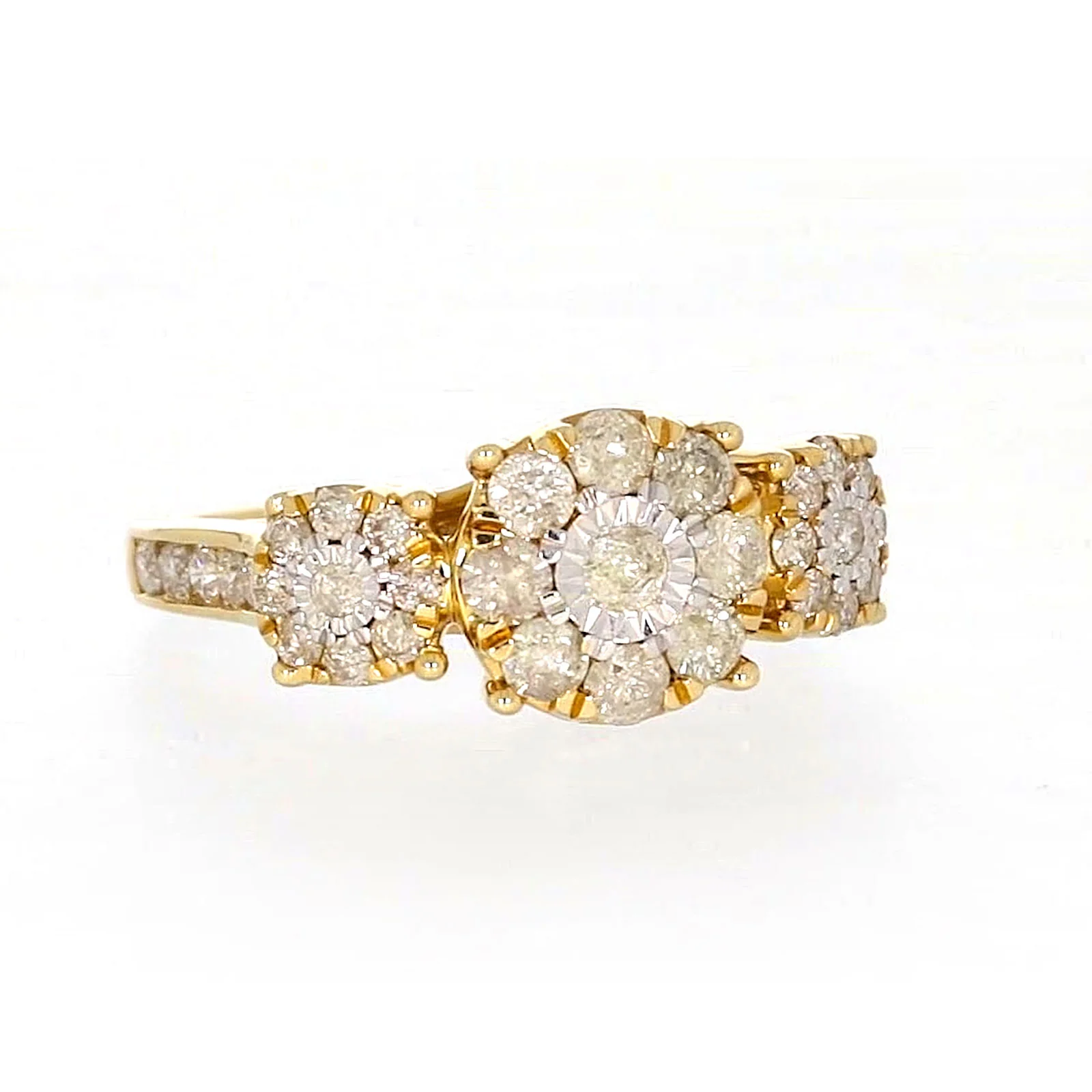 9ct Yellow Gold Round Brilliant Cut with 1 CARAT tw of Diamonds Ring - Image 70