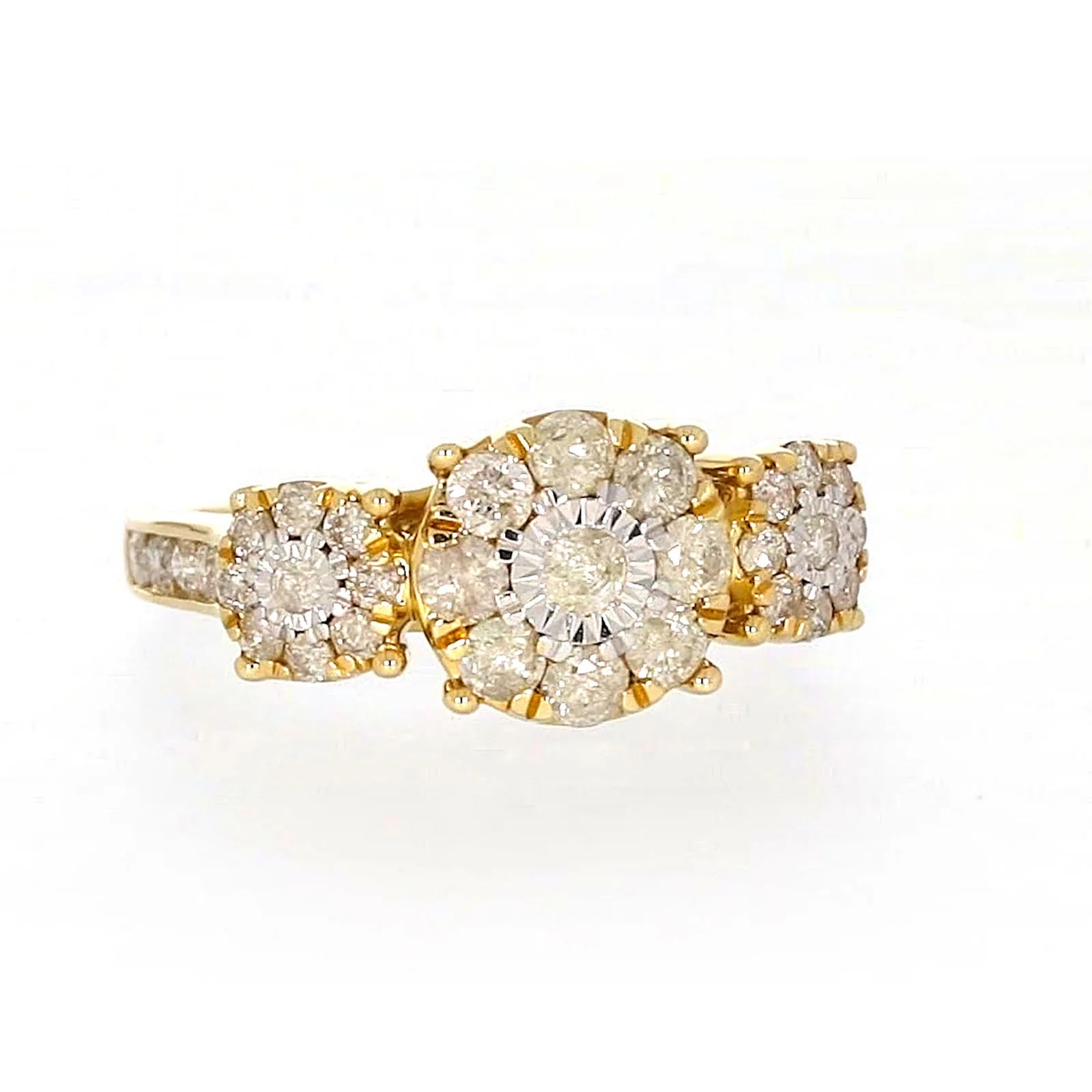 9ct Yellow Gold Round Brilliant Cut with 1 CARAT tw of Diamonds Ring - Image 71