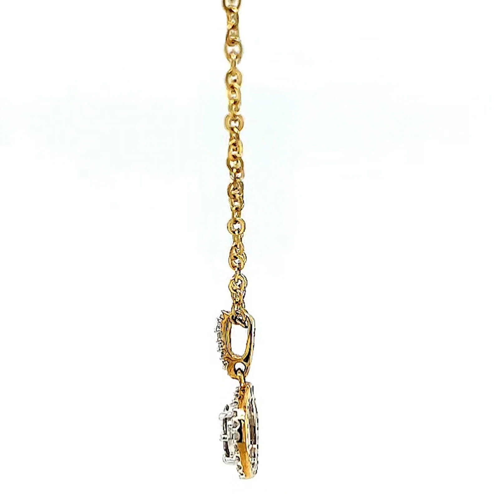 London 9ct Yellow Gold Round Brilliant Cut with 1/4 CARAT tw of Diamond Pendant - Image 21