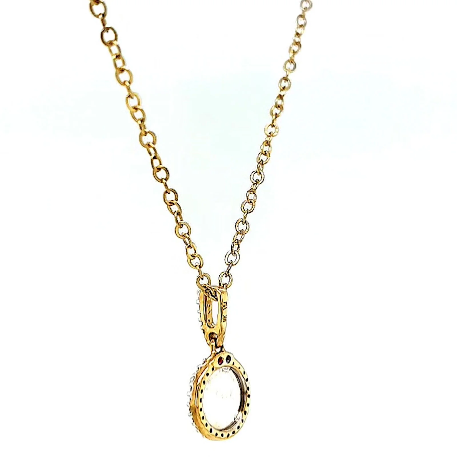 London 9ct Yellow Gold Round Brilliant Cut with 1/4 CARAT tw of Diamond Pendant - Image 28