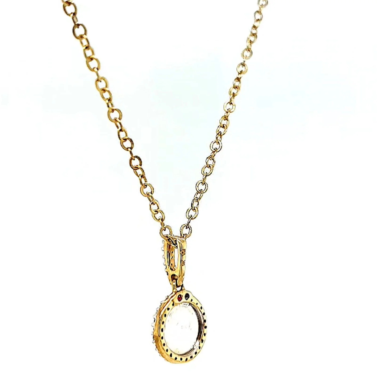 London 9ct Yellow Gold Round Brilliant Cut with 1/4 CARAT tw of Diamond Pendant - Image 29