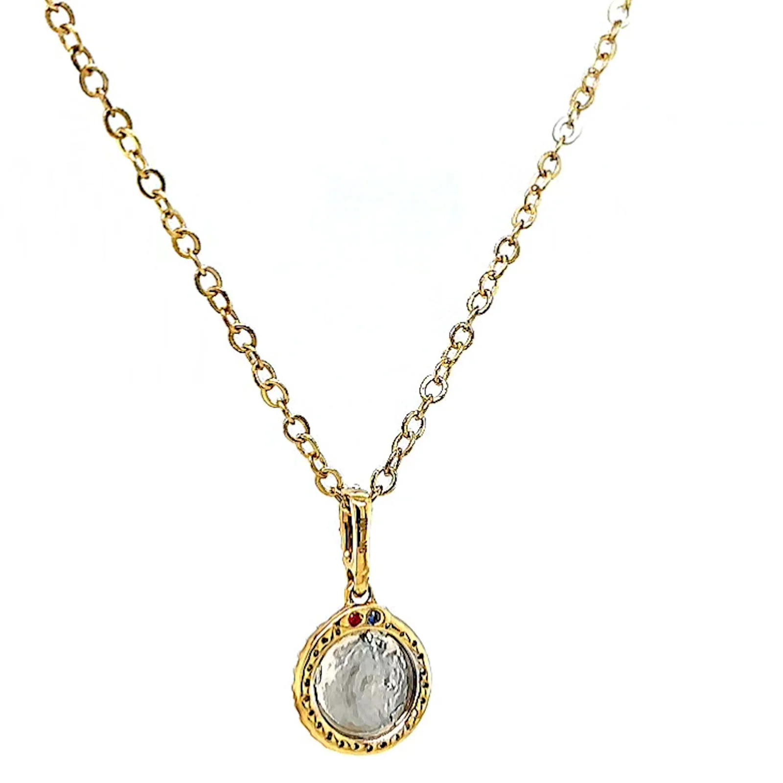 London 9ct Yellow Gold Round Brilliant Cut with 1/4 CARAT tw of Diamond Pendant - Image 34
