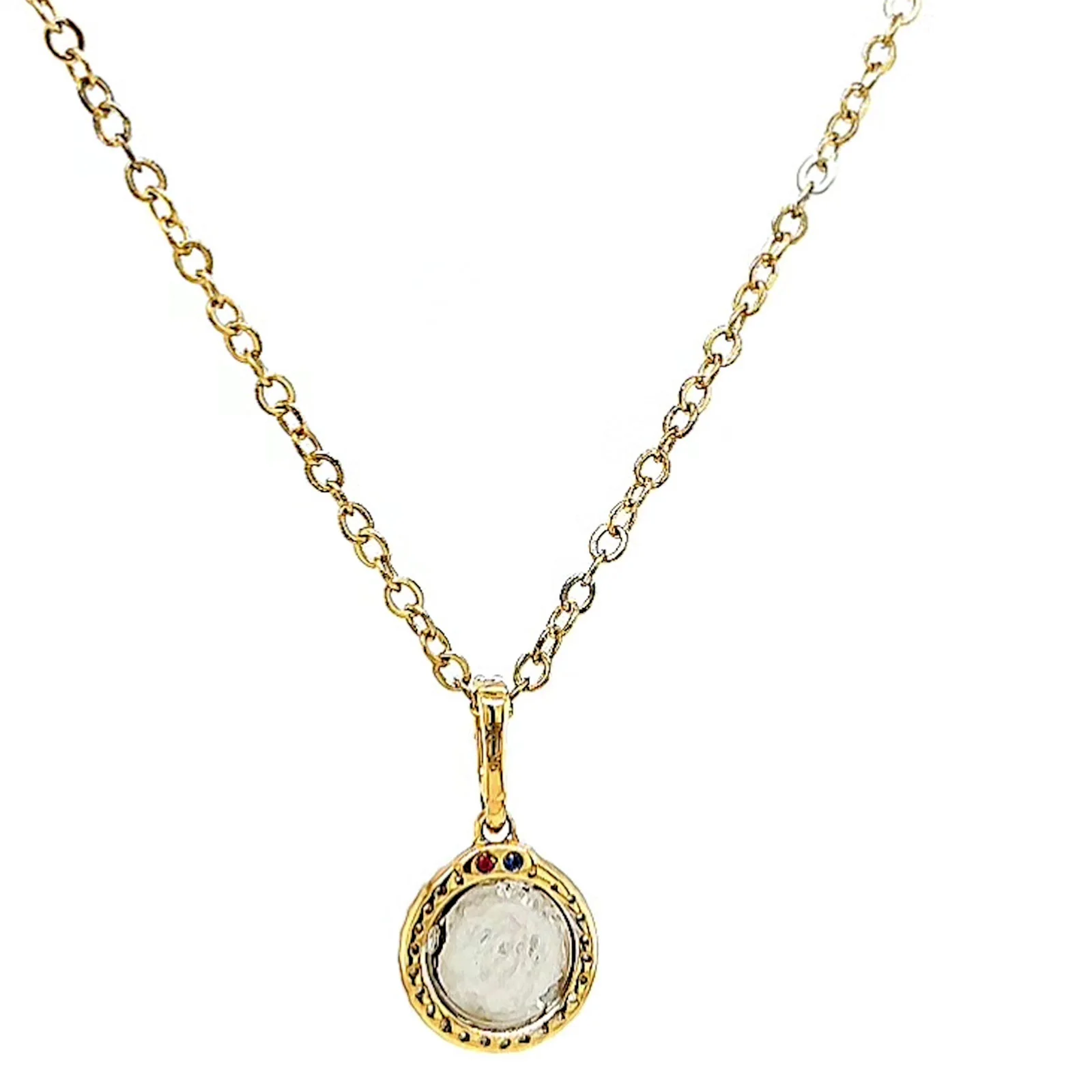 London 9ct Yellow Gold Round Brilliant Cut with 1/4 CARAT tw of Diamond Pendant - Image 36