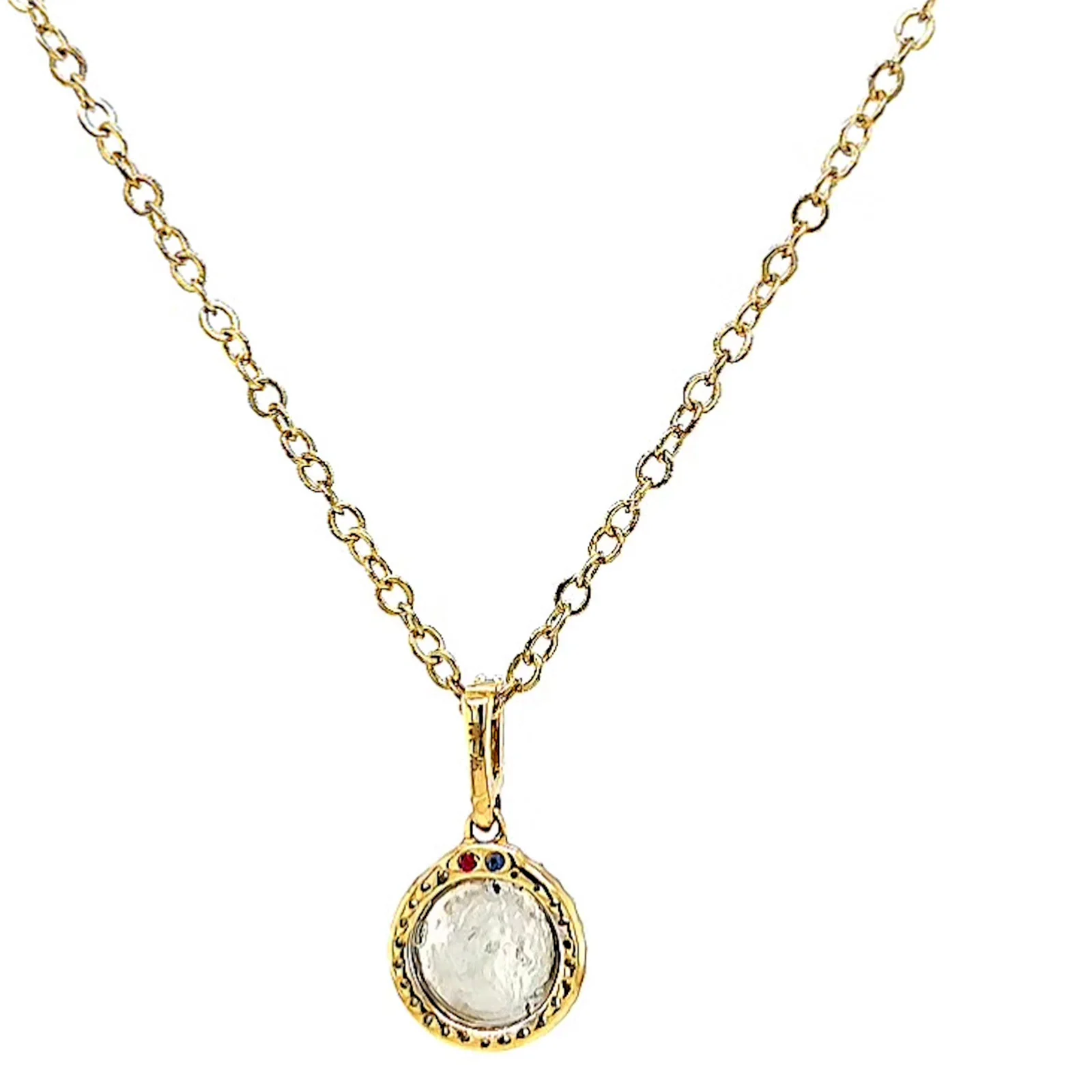 London 9ct Yellow Gold Round Brilliant Cut with 1/4 CARAT tw of Diamond Pendant - Image 40