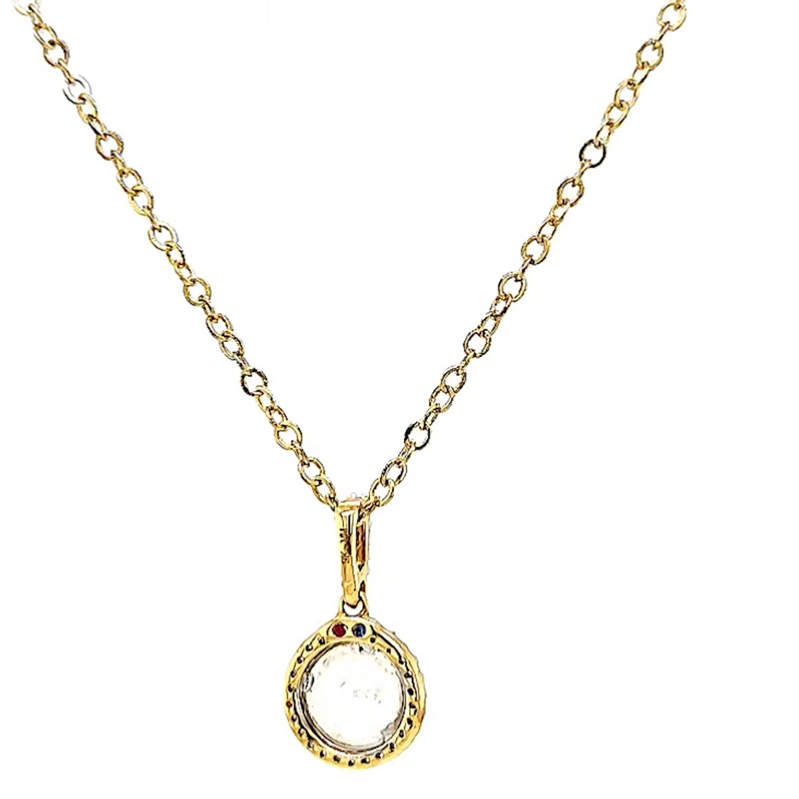 London 9ct Yellow Gold Round Brilliant Cut with 1/4 CARAT tw of Diamond Pendant - Image 41