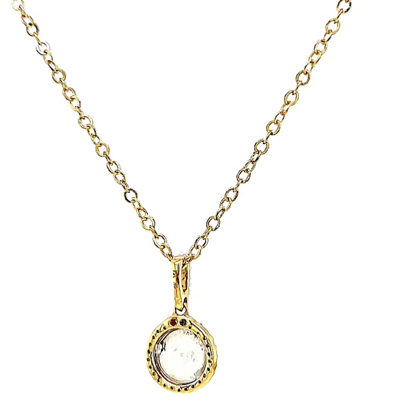 London 9ct Yellow Gold Round Brilliant Cut with 1/4 CARAT tw of Diamond Pendant - Image 42
