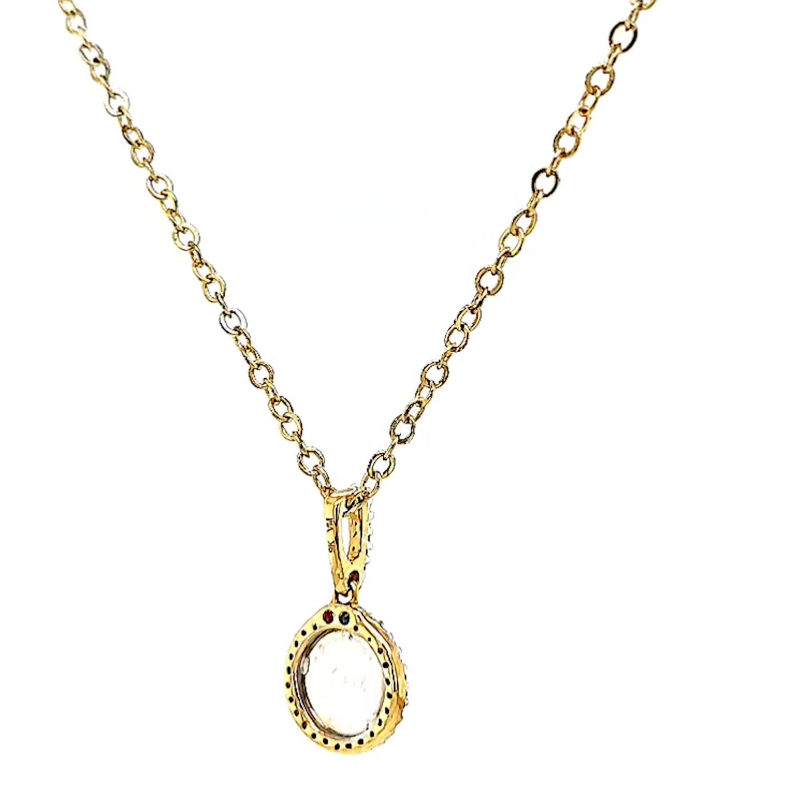 London 9ct Yellow Gold Round Brilliant Cut with 1/4 CARAT tw of Diamond Pendant - Image 45