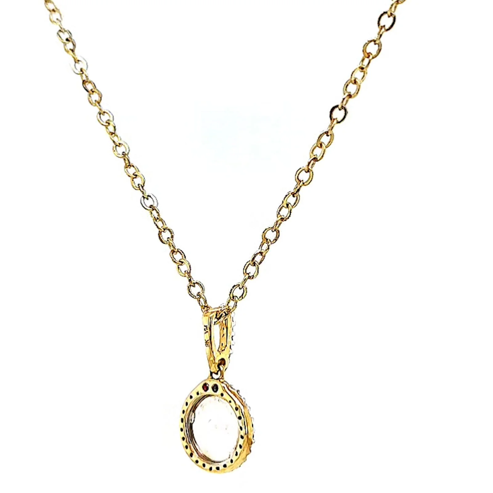 London 9ct Yellow Gold Round Brilliant Cut with 1/4 CARAT tw of Diamond Pendant - Image 46
