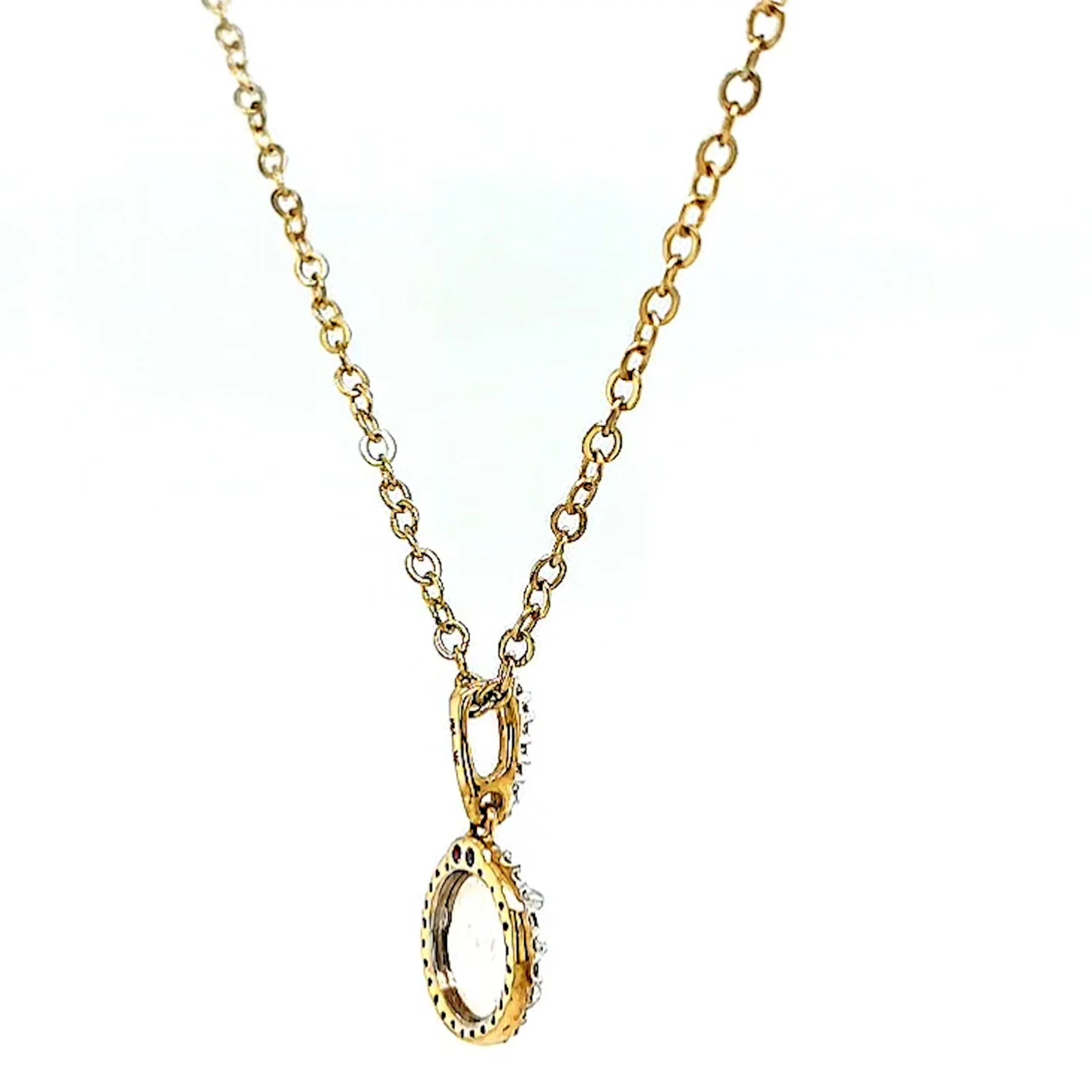 London 9ct Yellow Gold Round Brilliant Cut with 1/4 CARAT tw of Diamond Pendant - Image 50