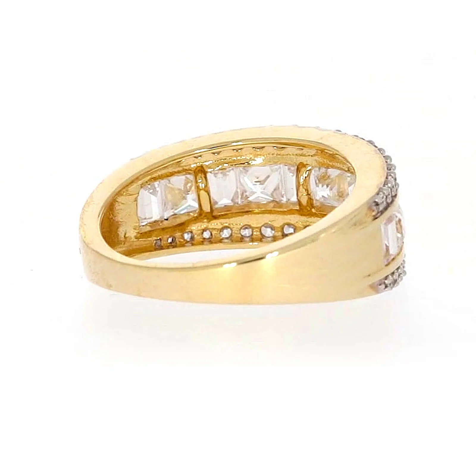 HUSH 9ct Yellow Gold Round Brilliant Cut 1 1/2 CARAT tw of Diamond Simulants Ring - Image 46