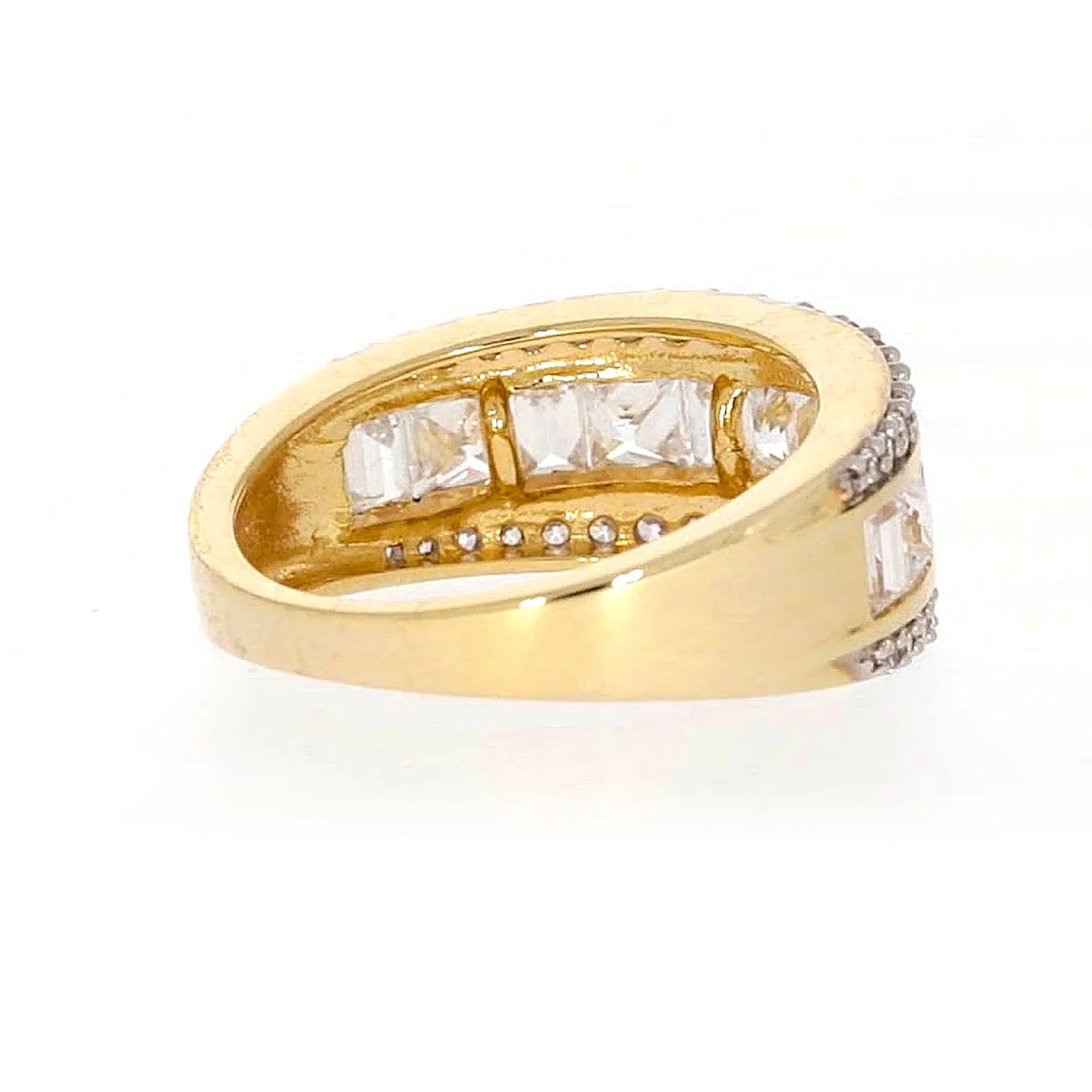 HUSH 9ct Yellow Gold Round Brilliant Cut 1 1/2 CARAT tw of Diamond Simulants Ring - Image 47