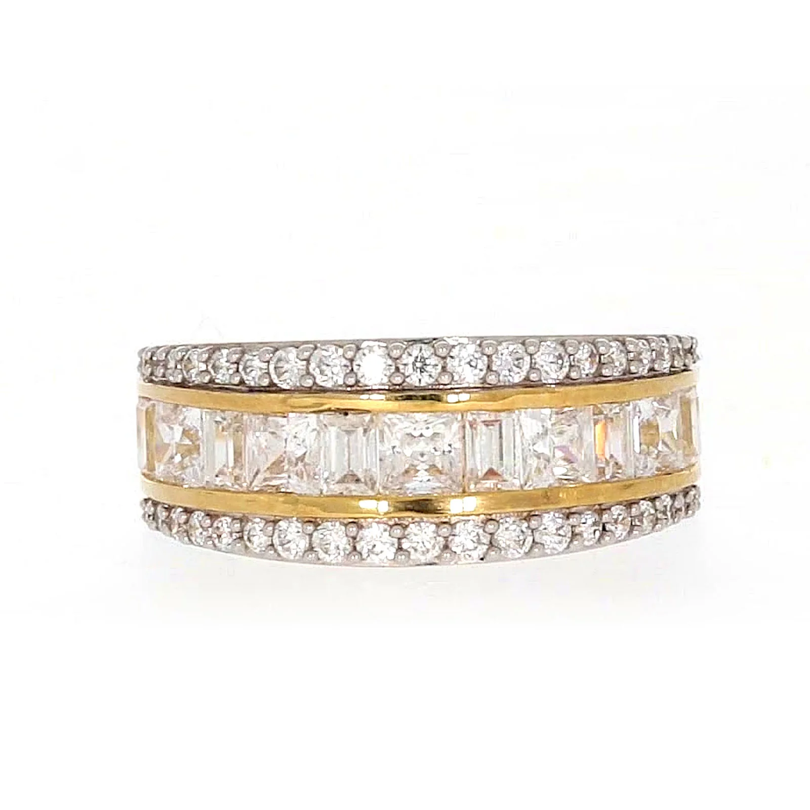 HUSH 9ct Yellow Gold Round Brilliant Cut 1 1/2 CARAT tw of Diamond Simulants Ring - Image 75