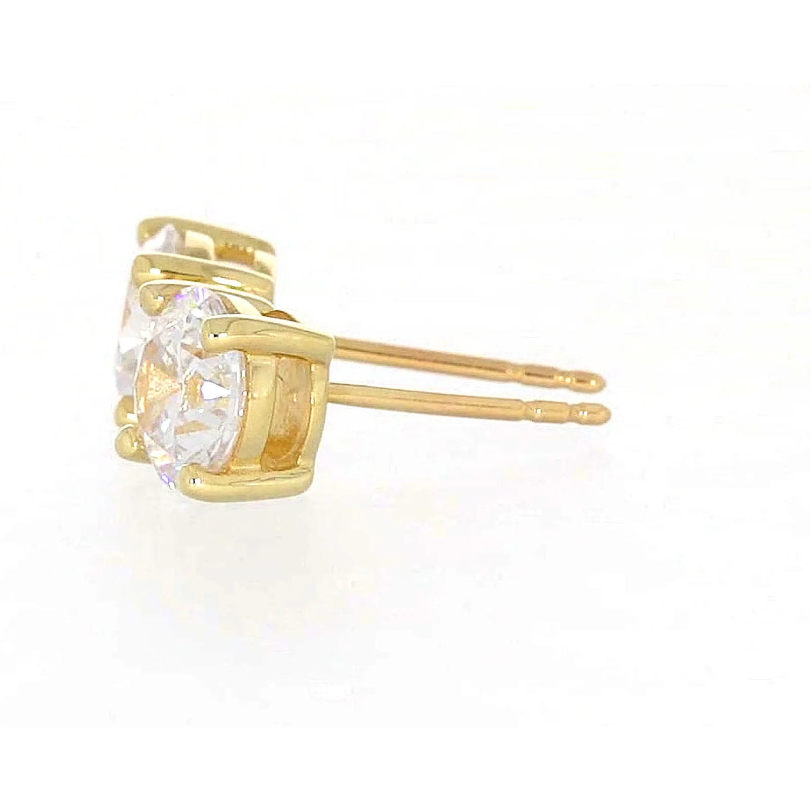 HUSH 9ct Yellow Gold 2 carat tw of Diamond Simulants Stud Earrings - Image 20