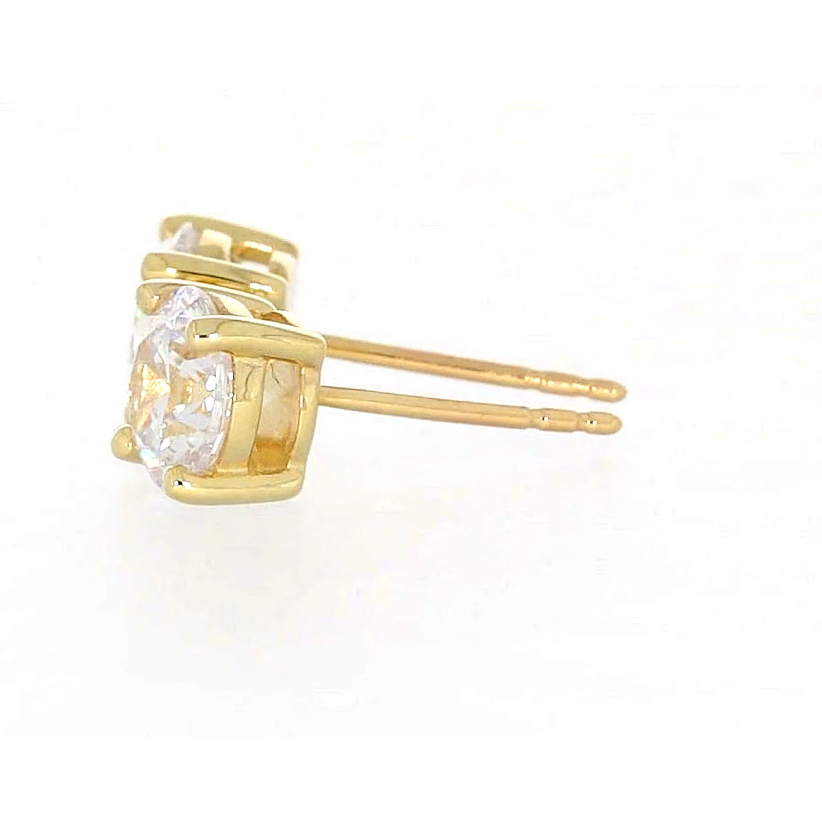 HUSH 9ct Yellow Gold 2 carat tw of Diamond Simulants Stud Earrings - Image 21