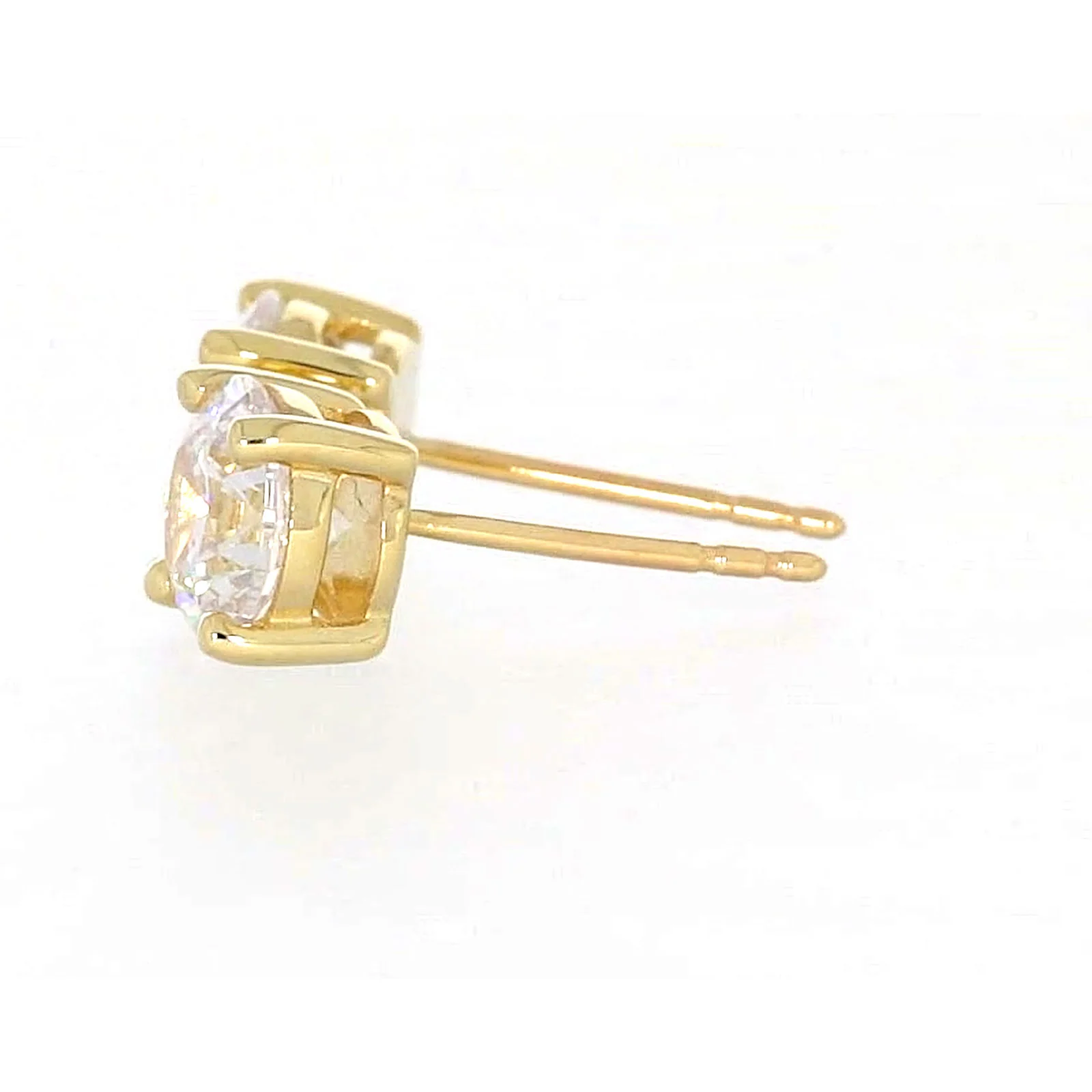 HUSH 9ct Yellow Gold 2 carat tw of Diamond Simulants Stud Earrings - Image 22