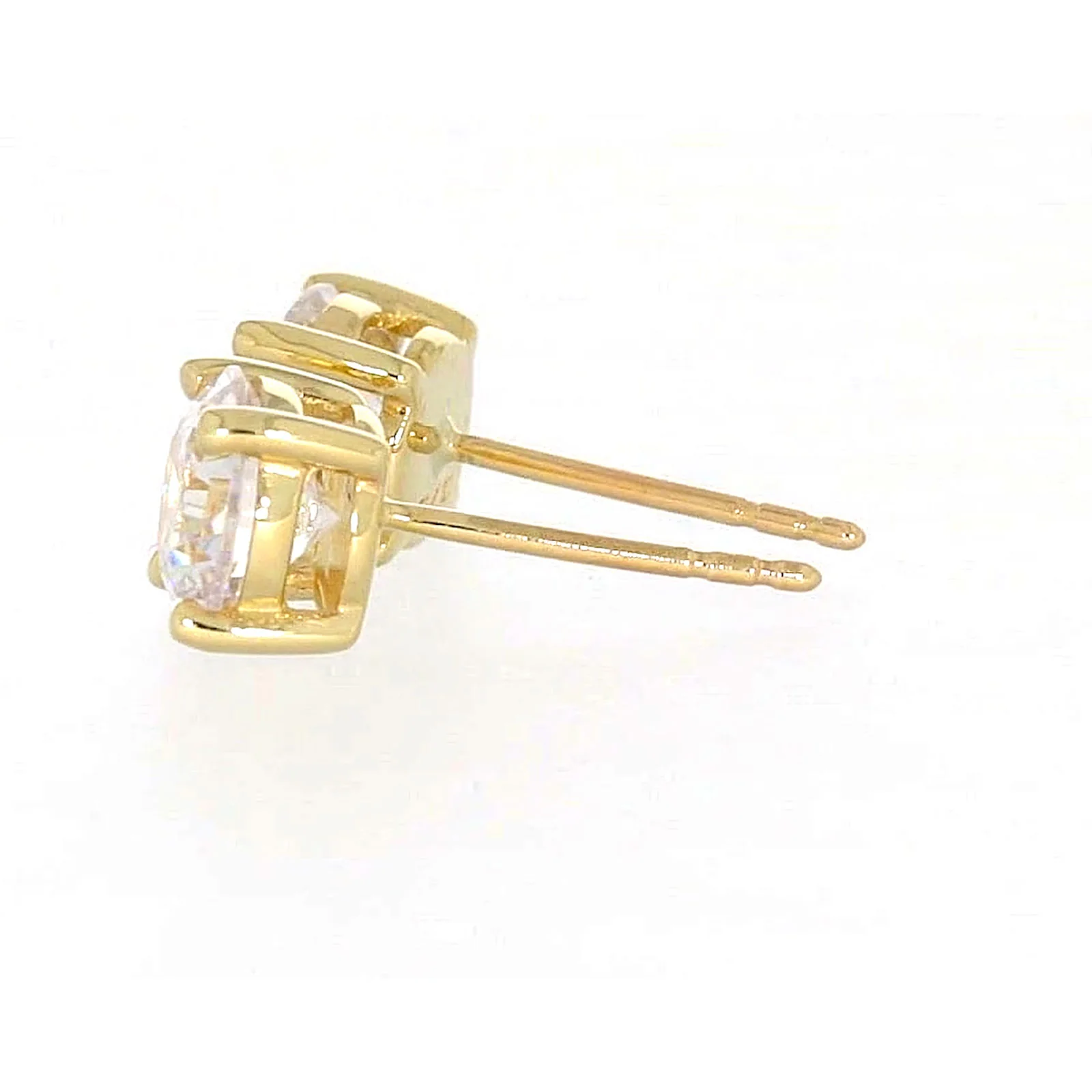 HUSH 9ct Yellow Gold 2 carat tw of Diamond Simulants Stud Earrings - Image 24
