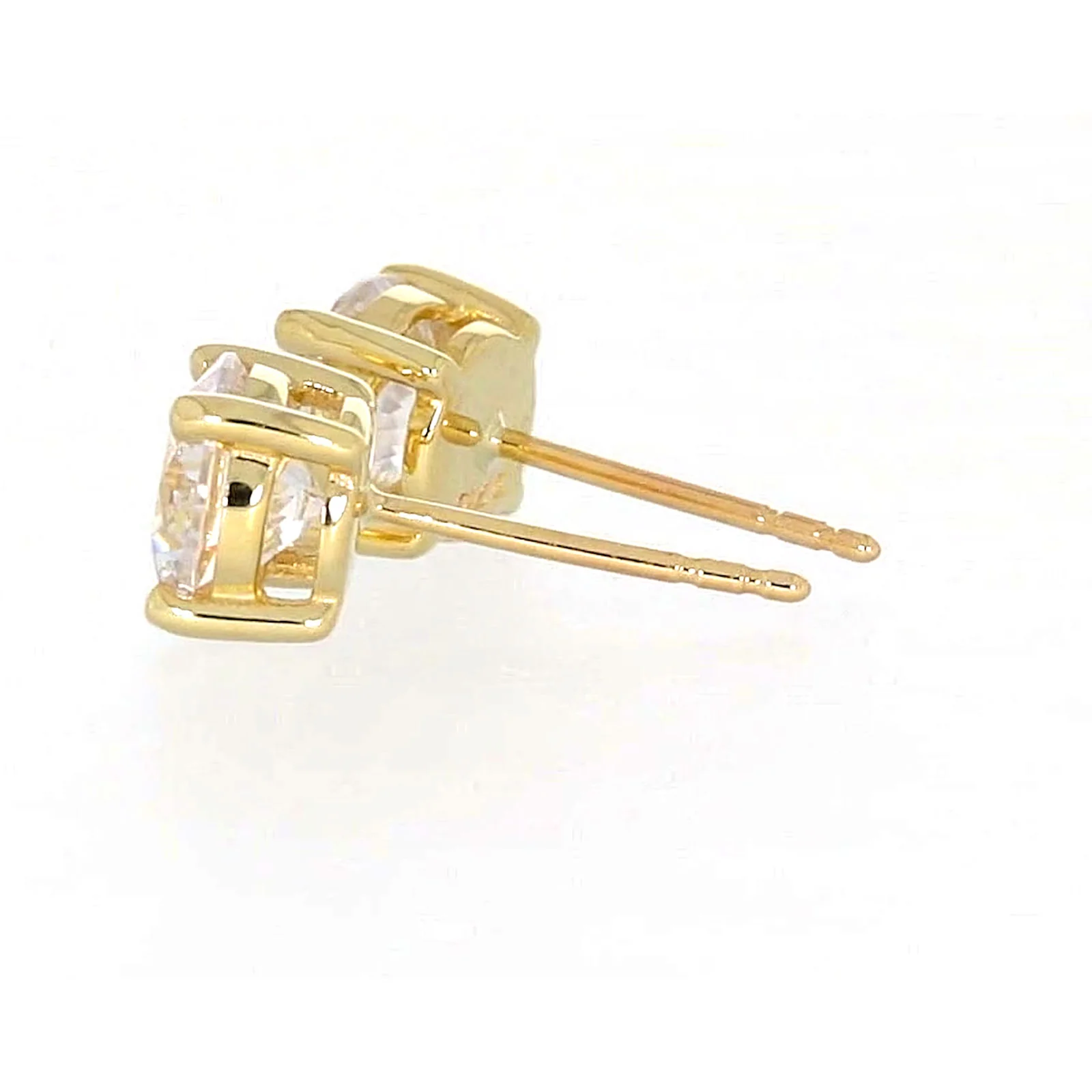 HUSH 9ct Yellow Gold 2 carat tw of Diamond Simulants Stud Earrings - Image 26
