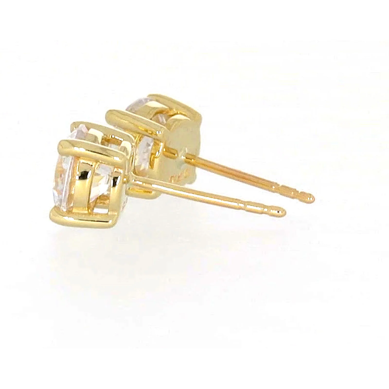 HUSH 9ct Yellow Gold 2 carat tw of Diamond Simulants Stud Earrings - Image 27