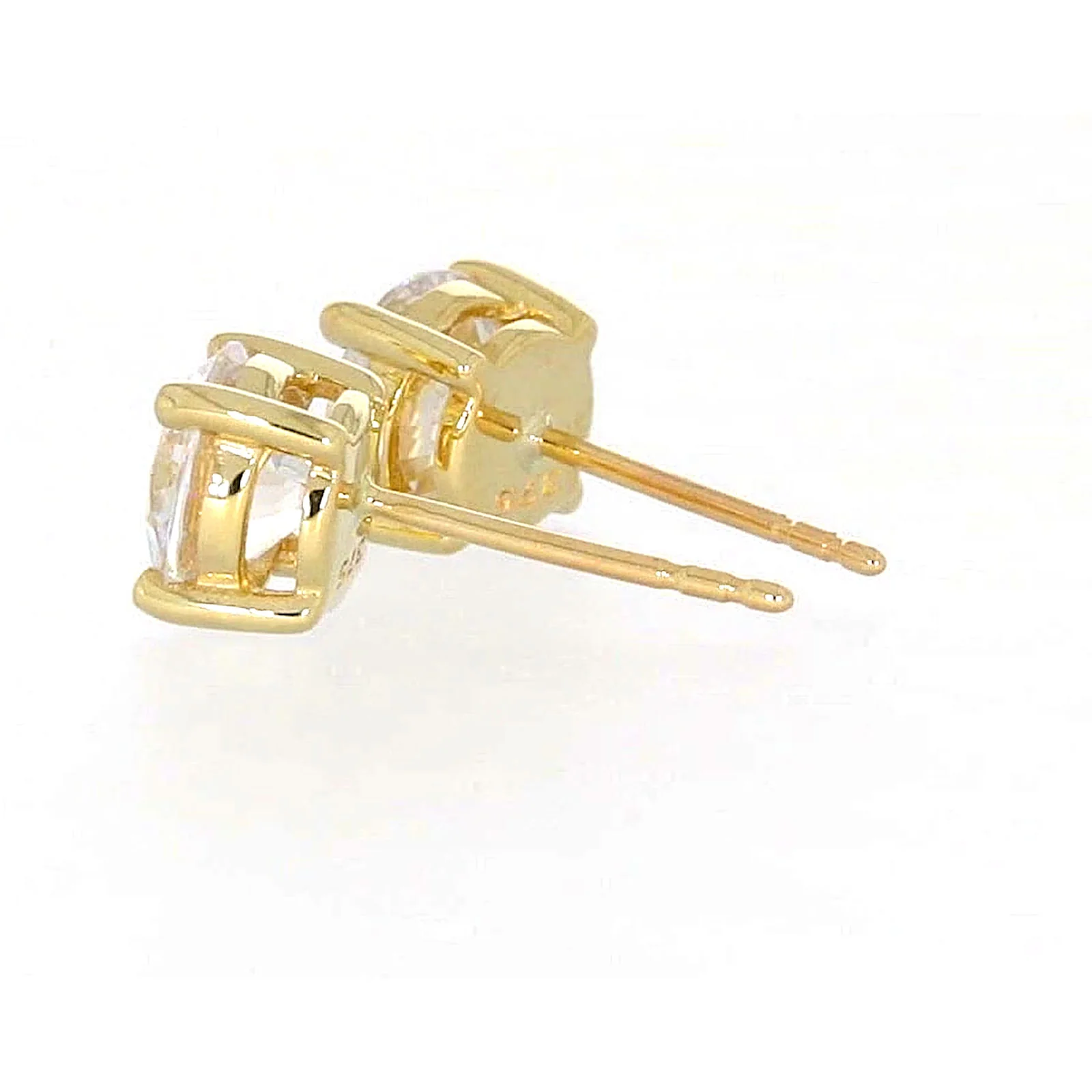 HUSH 9ct Yellow Gold 2 carat tw of Diamond Simulants Stud Earrings - Image 28