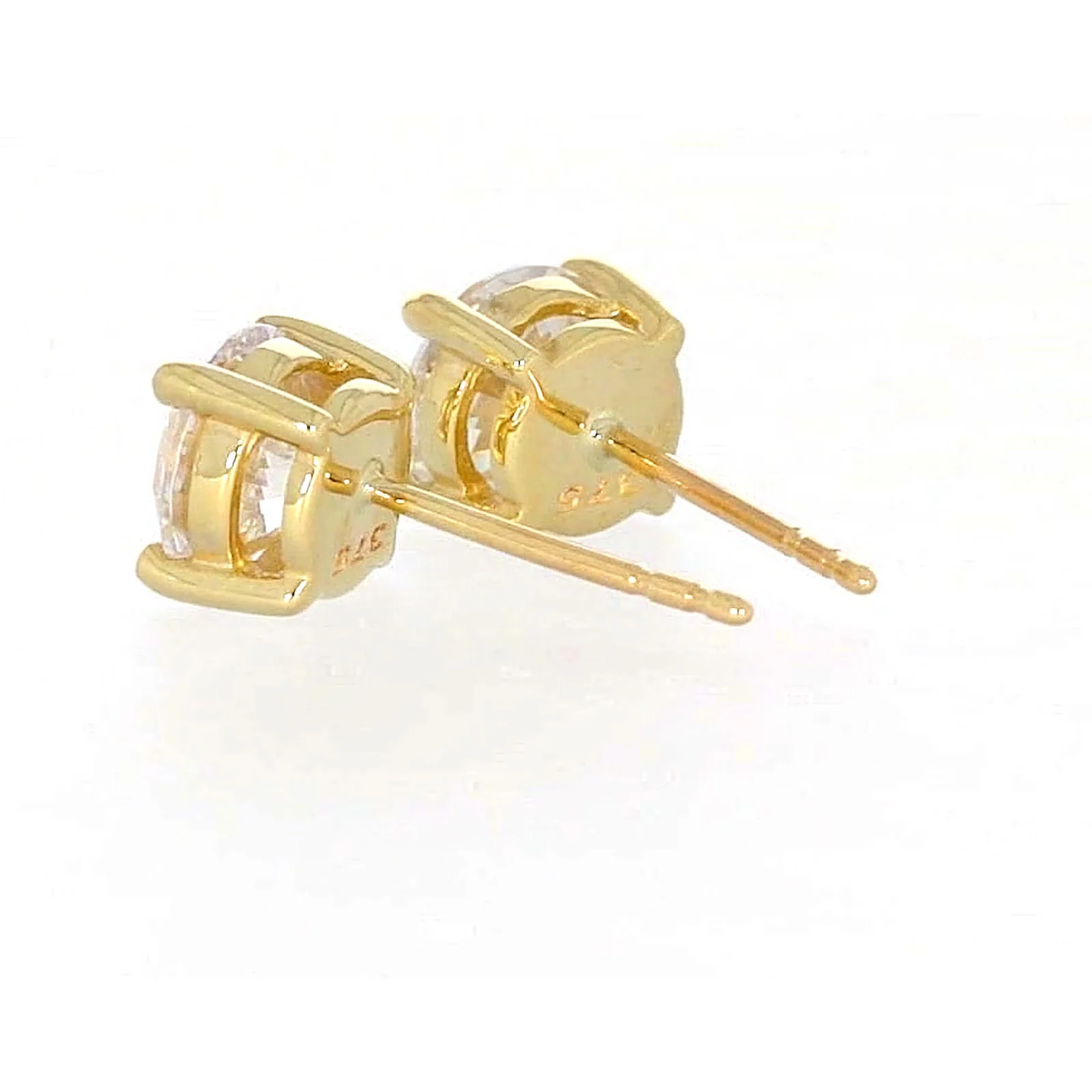 HUSH 9ct Yellow Gold 2 carat tw of Diamond Simulants Stud Earrings - Image 31