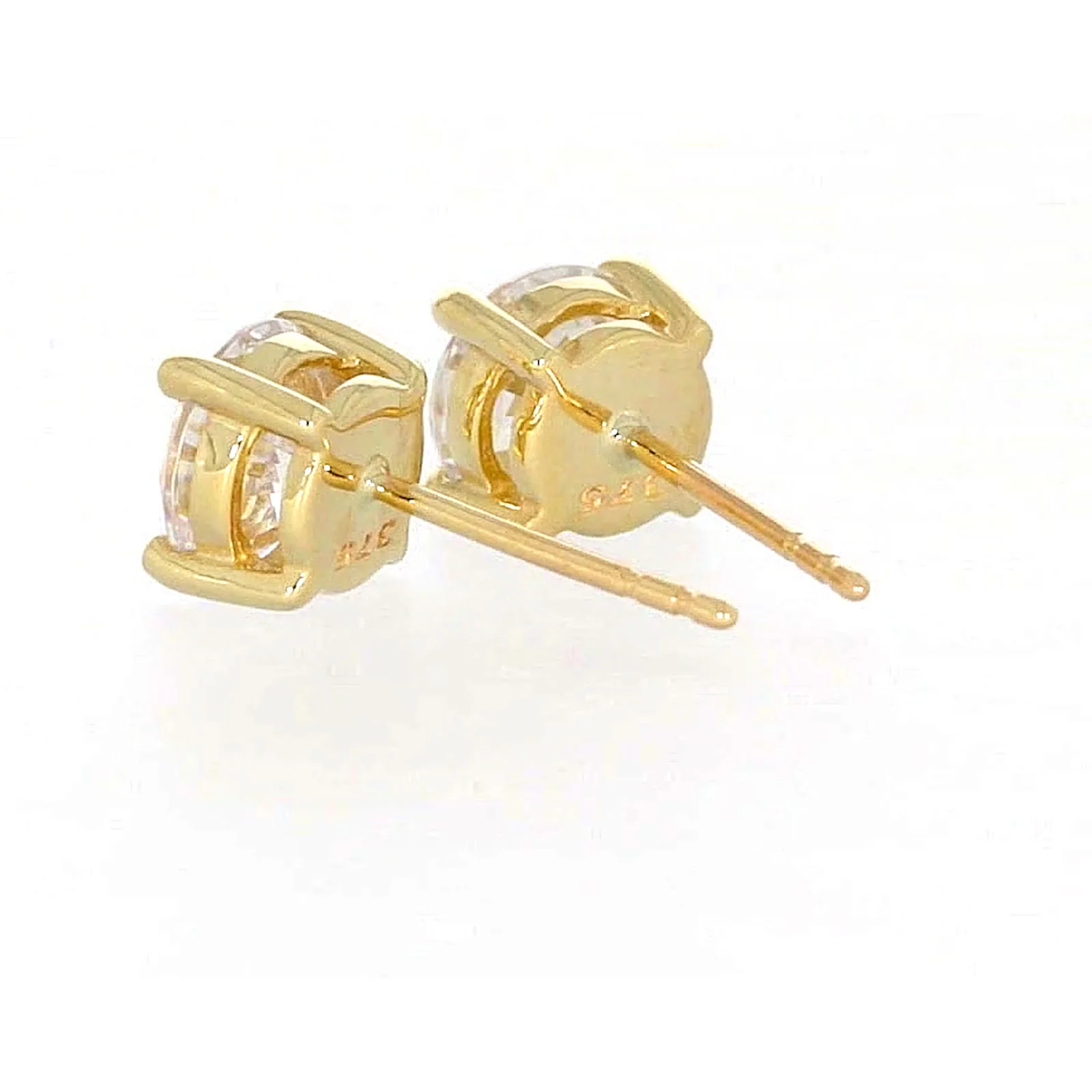HUSH 9ct Yellow Gold 2 carat tw of Diamond Simulants Stud Earrings - Image 32