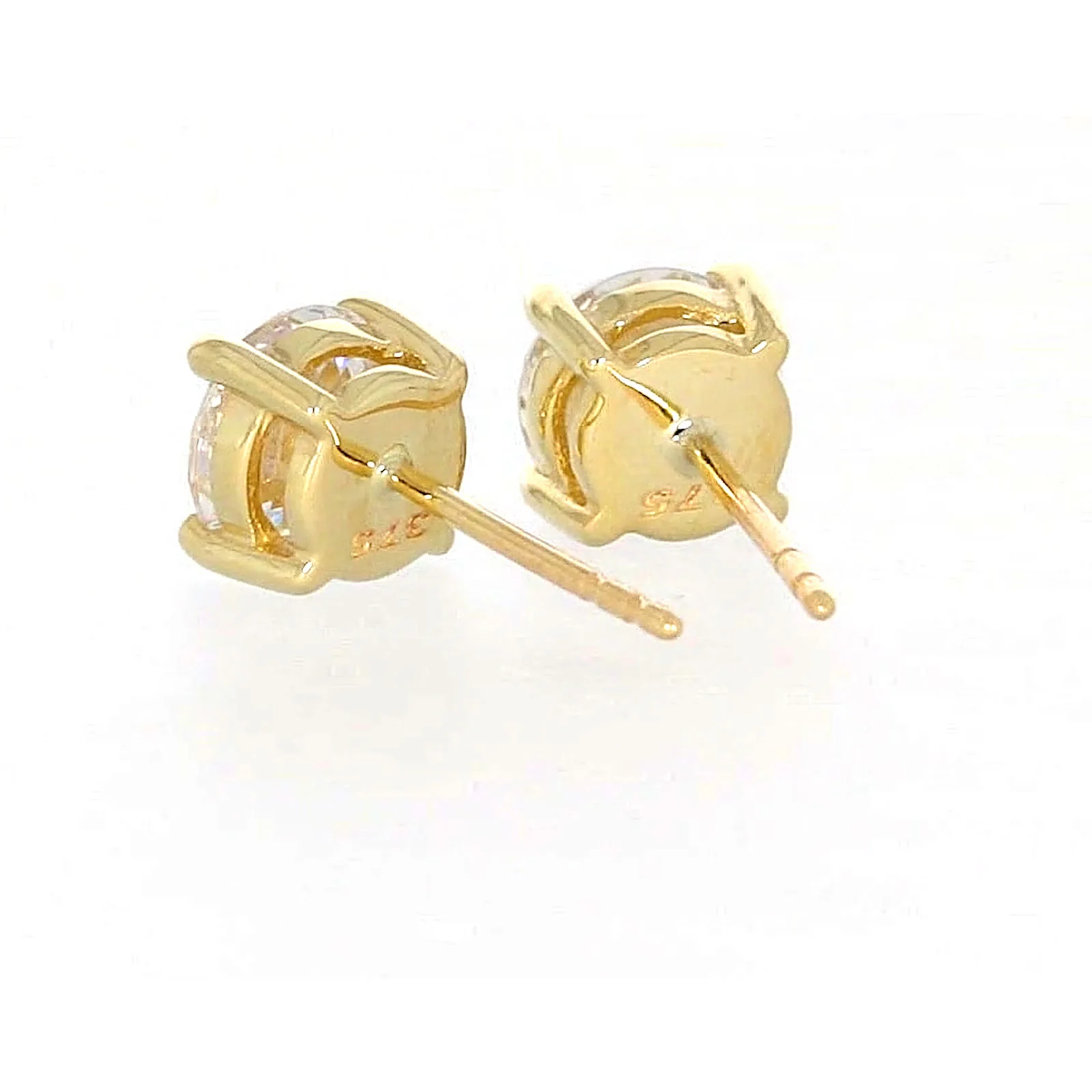 HUSH 9ct Yellow Gold 2 carat tw of Diamond Simulants Stud Earrings - Image 35
